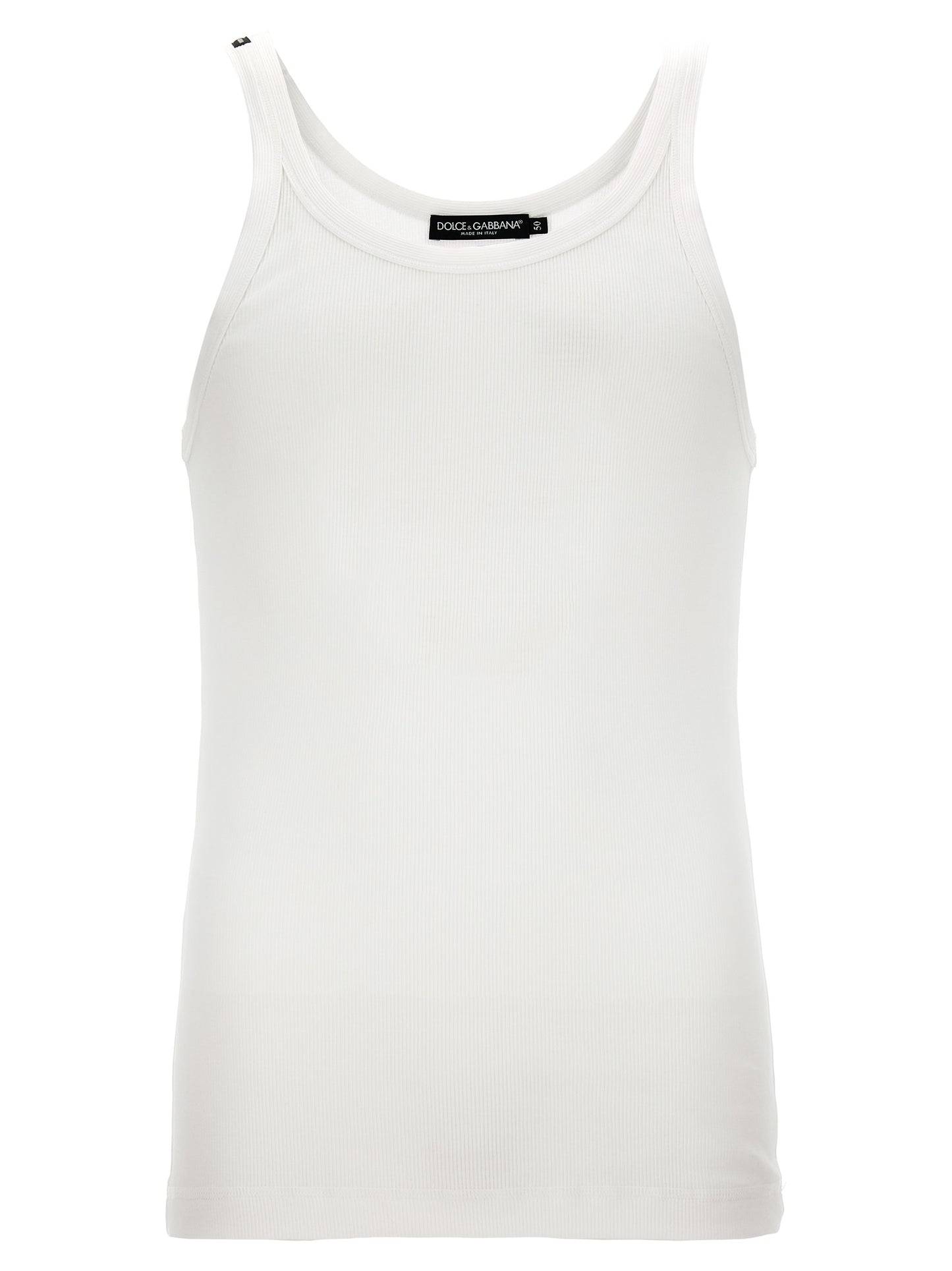 White Cotton Tank Tops
