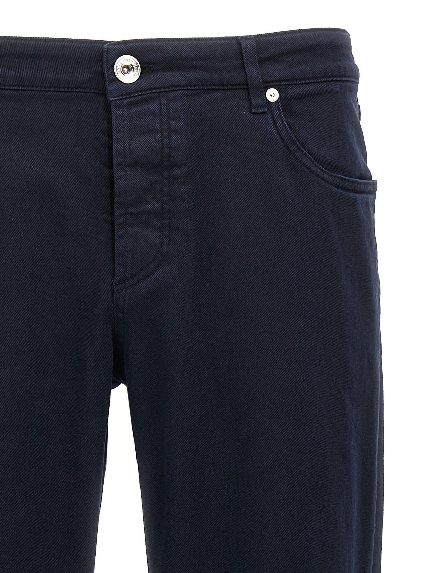 Blue Cotton Jeans Denim