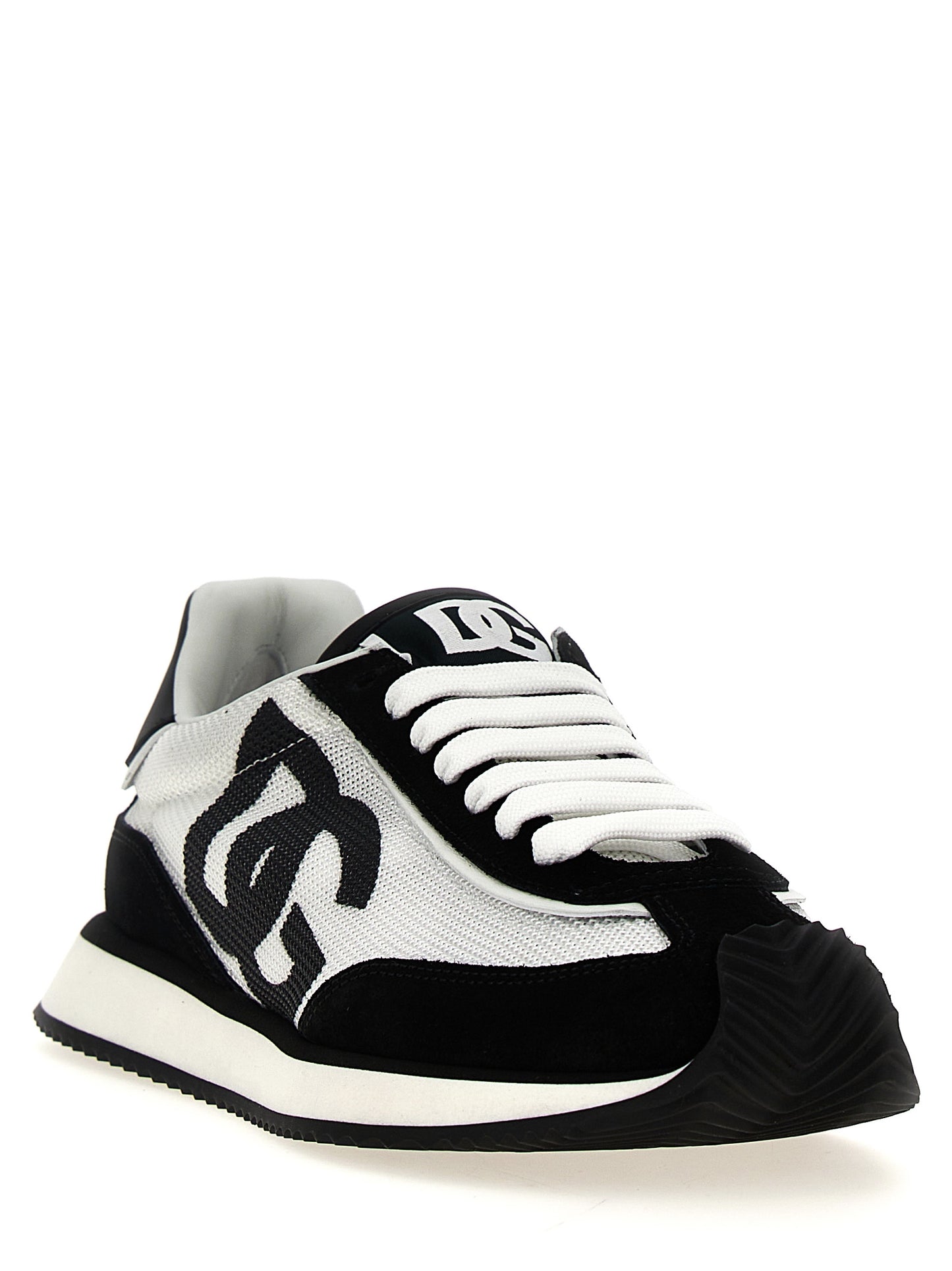 Bicolor Calfskin Athletic Sneakers