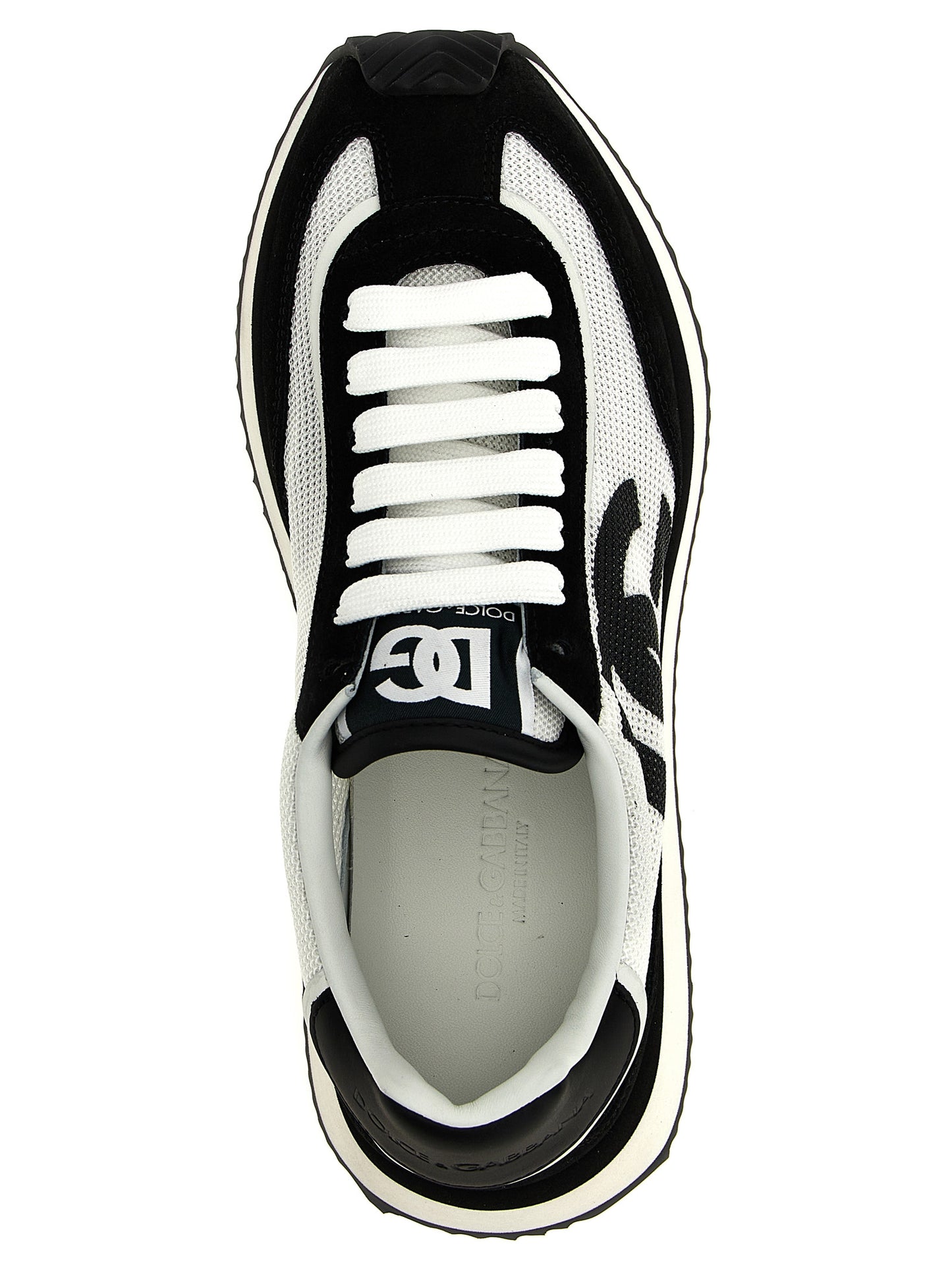 Bicolor Calfskin Athletic Sneakers