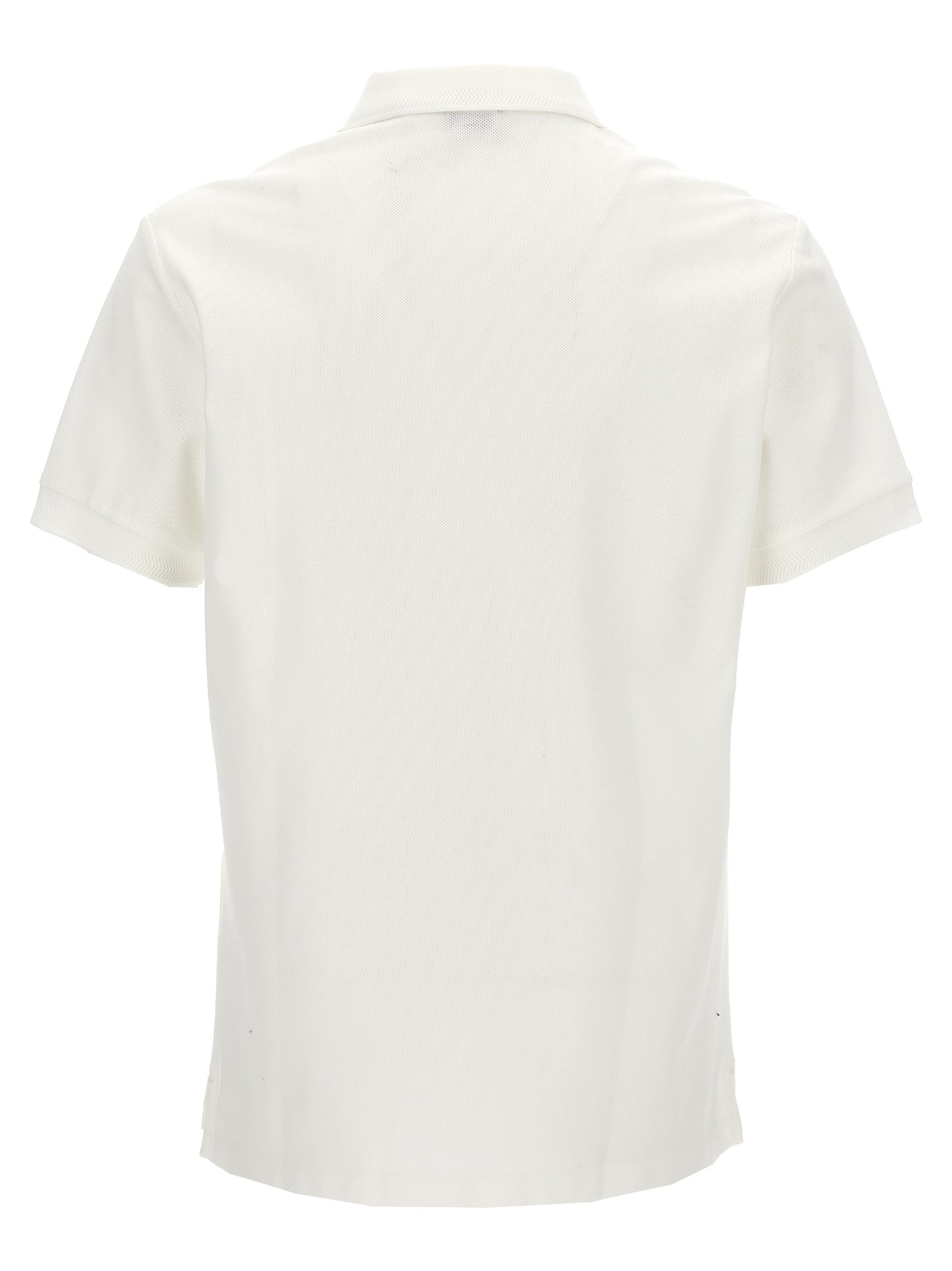 White Cotton Polo Shirt