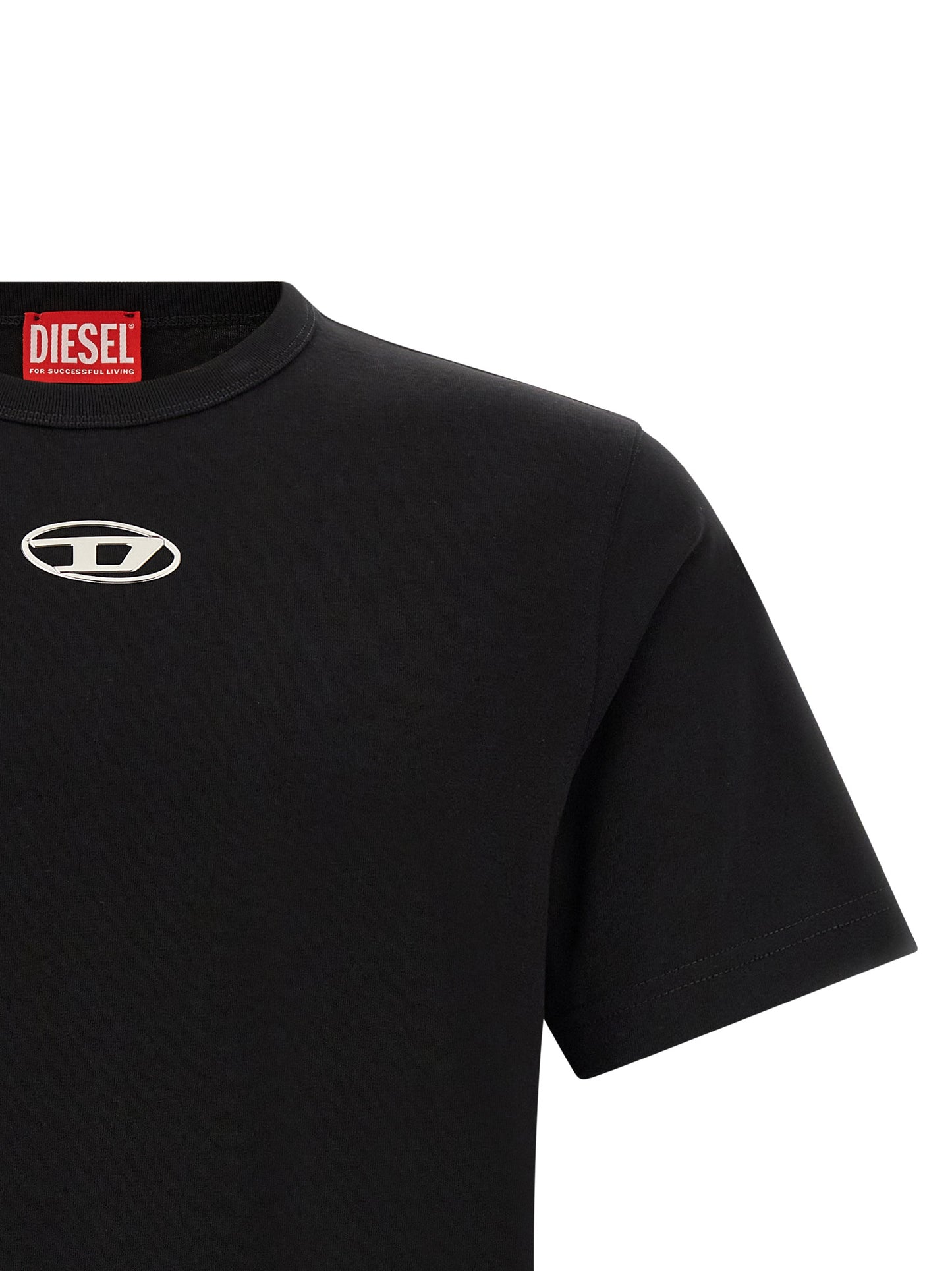Black Cotton T-Shirt