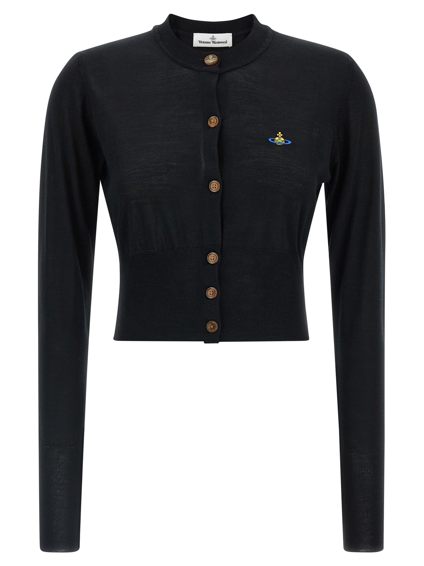 Black Wool Cardigan