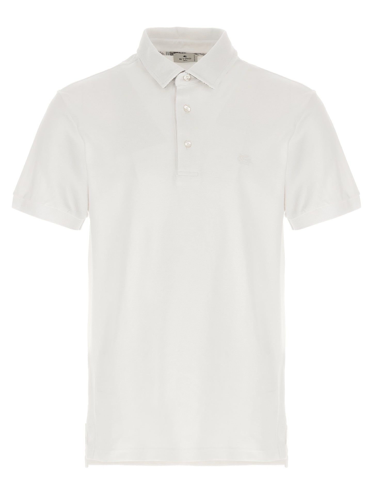 White Cotton Polo Shirt