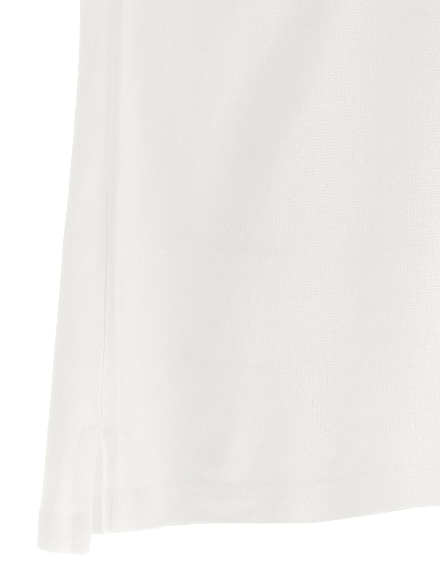 White Cotton Polo Shirt