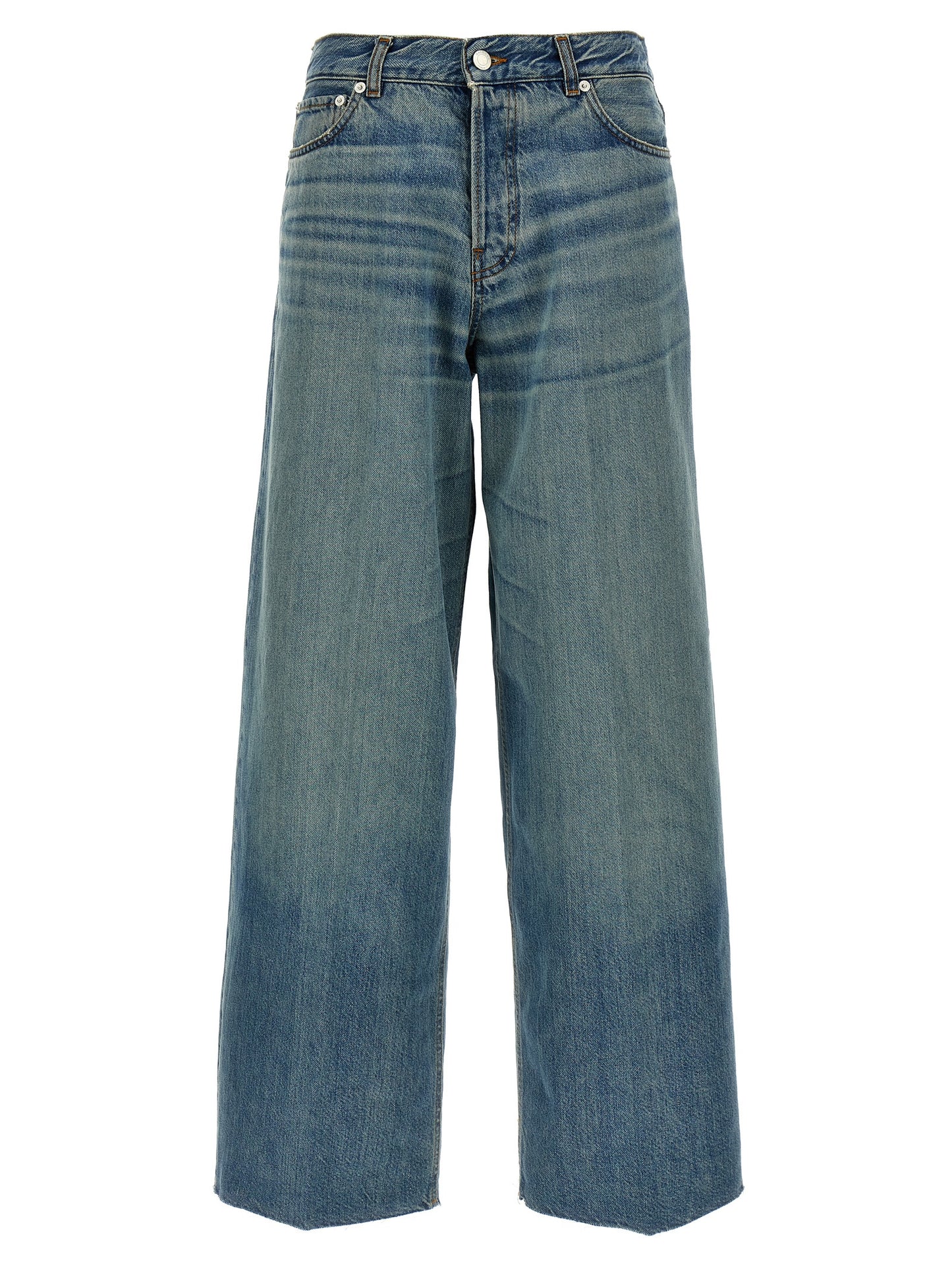 Blue Cotton Jeans Denim
