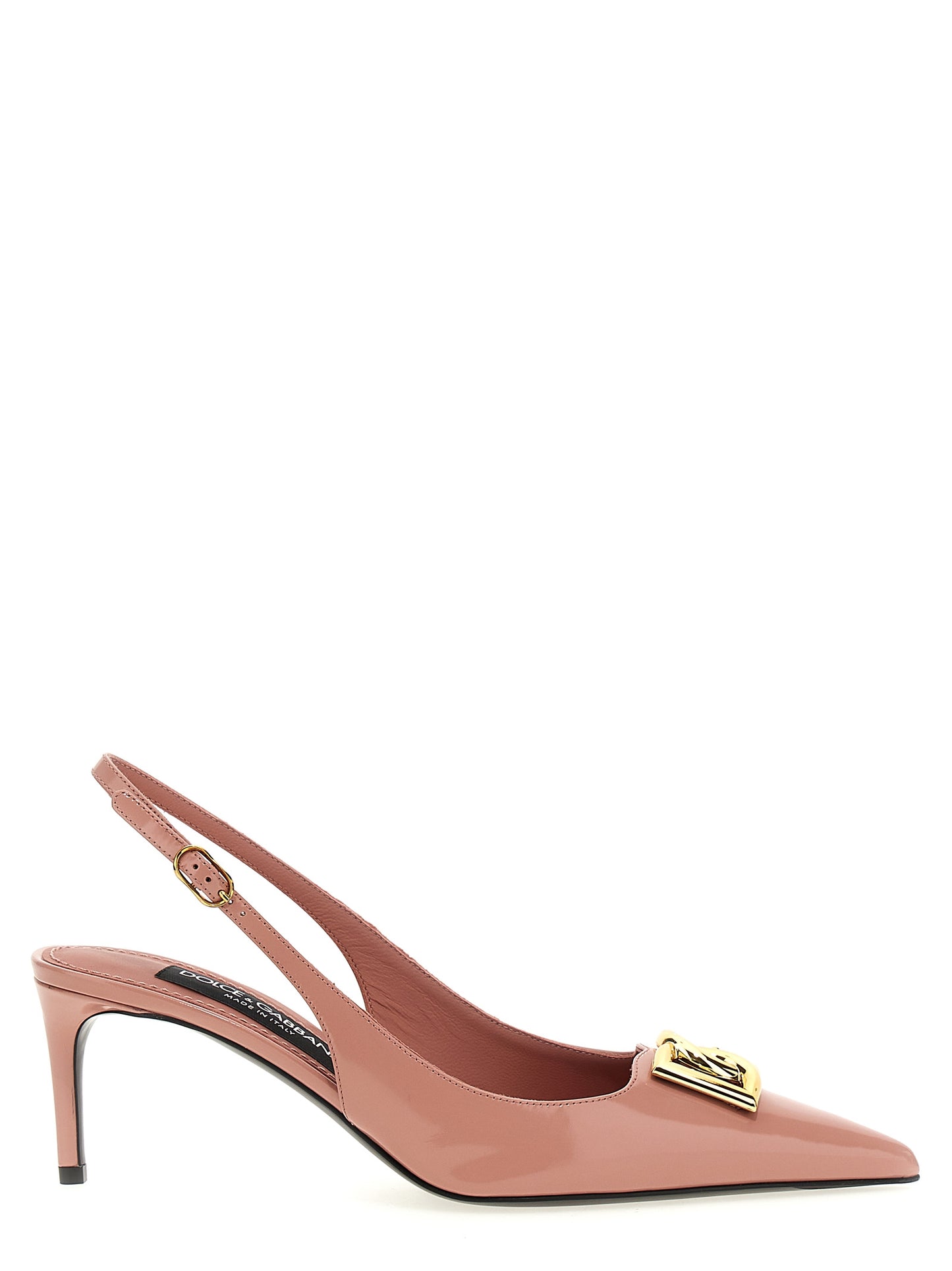 Multicolor Calfskin Mid Heel Pumps