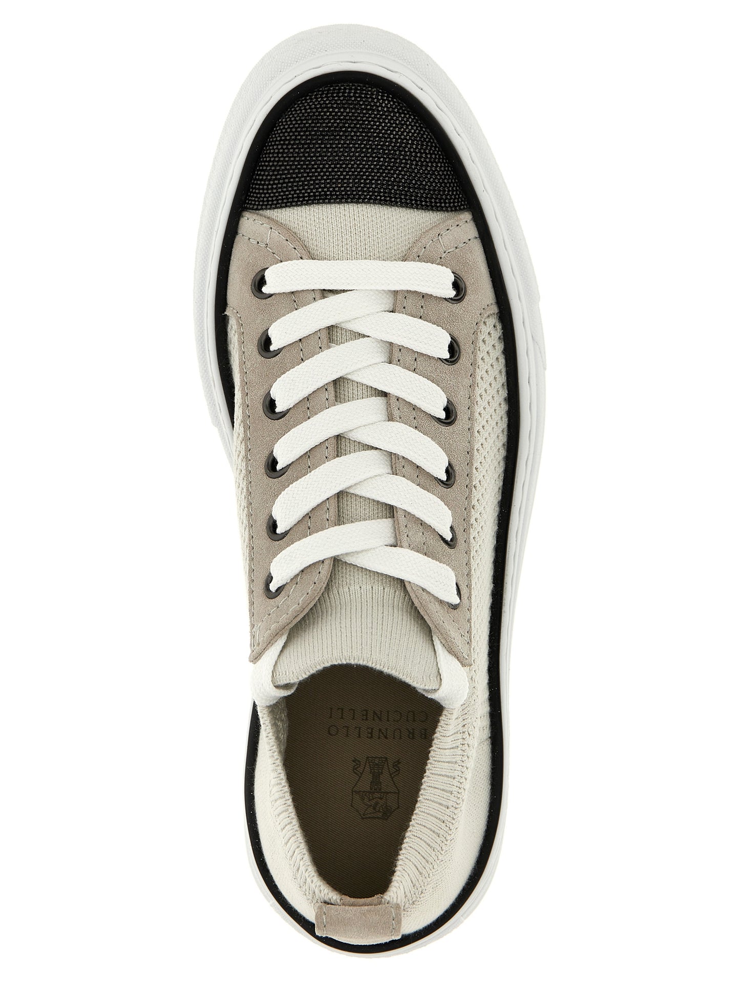 Multicolor Cotton Low Top Sneakers