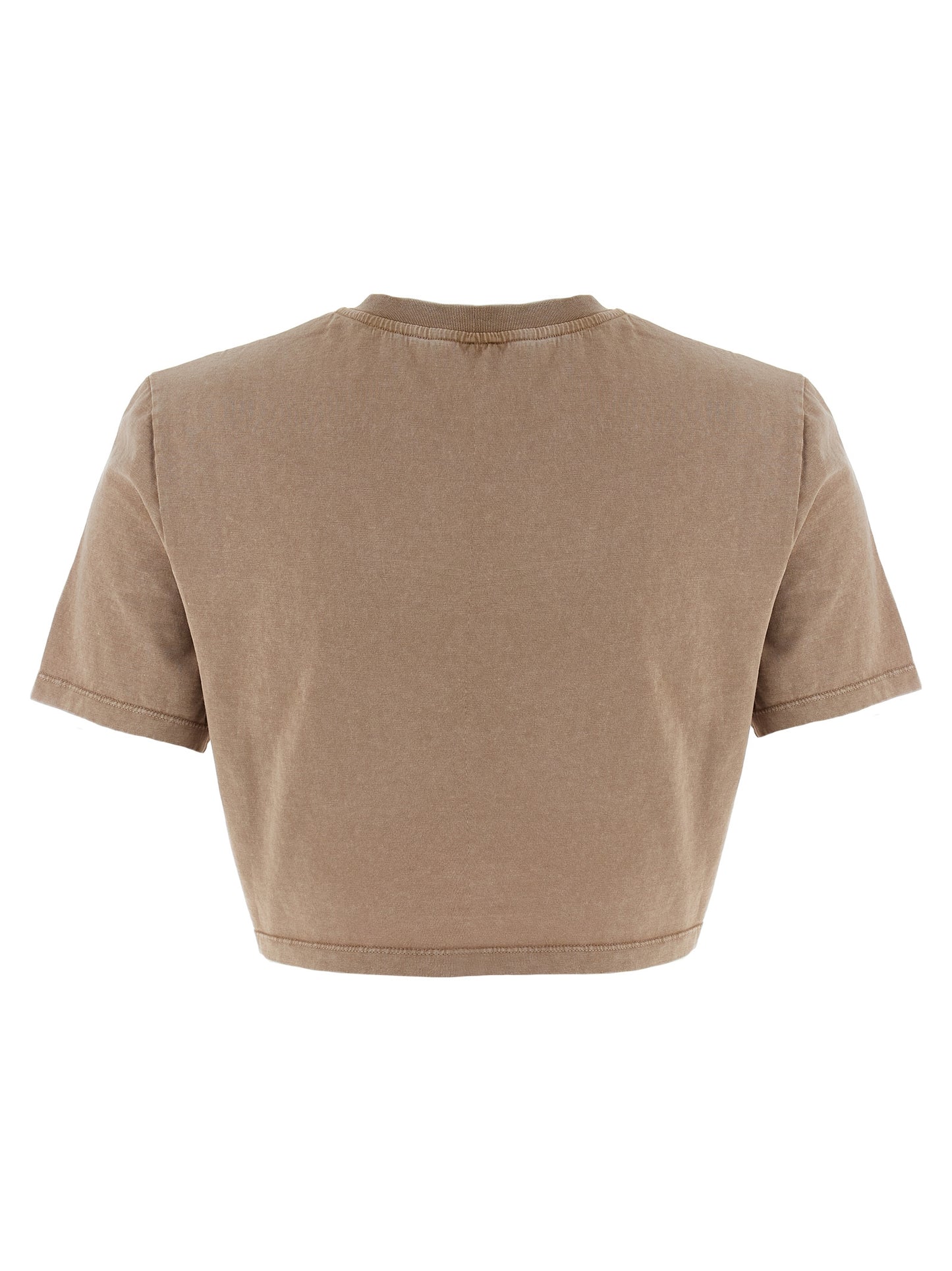 Brown Cotton T-Shirt