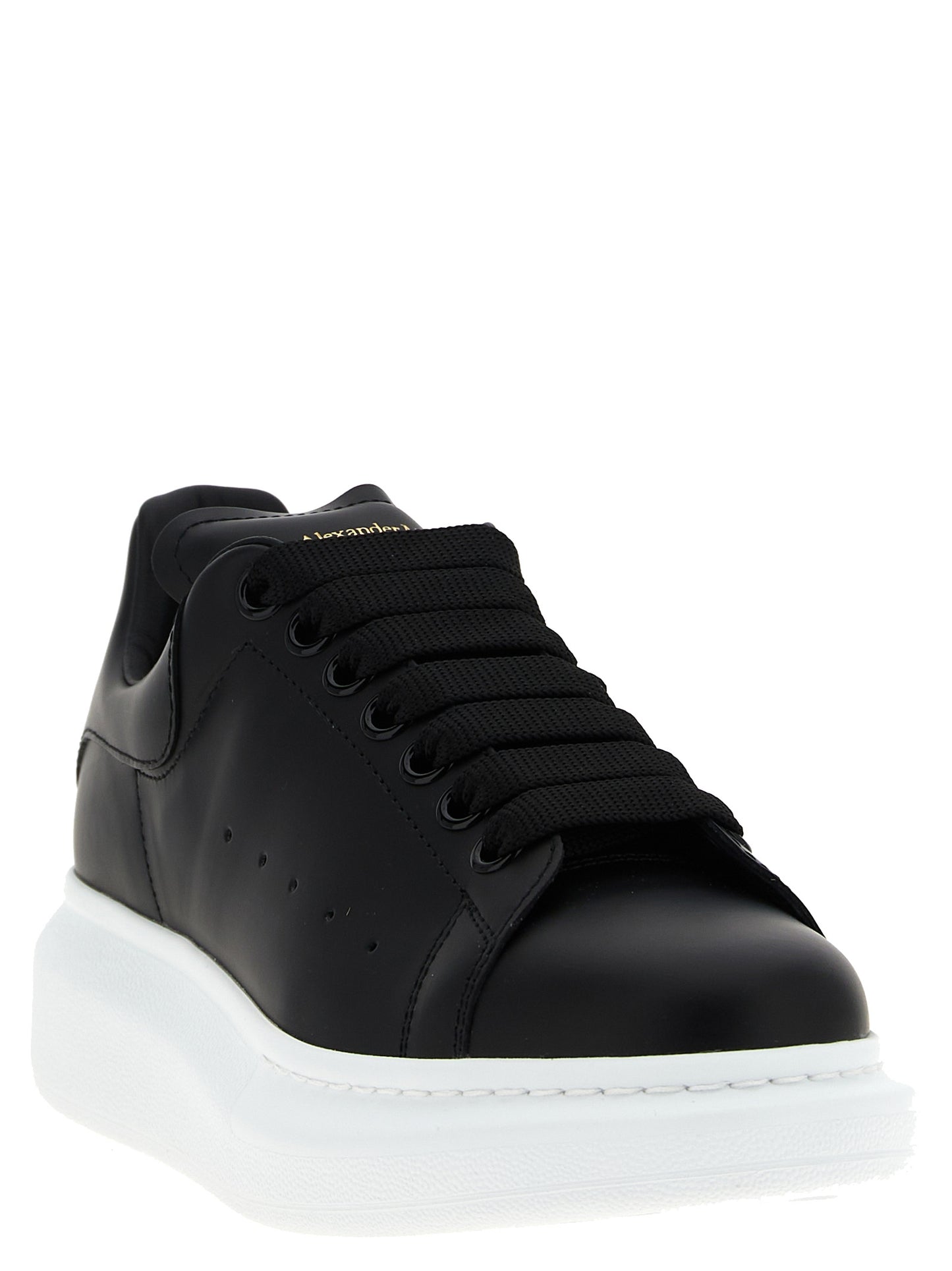 Bicolor Bovine Leather Low Top Sneakers