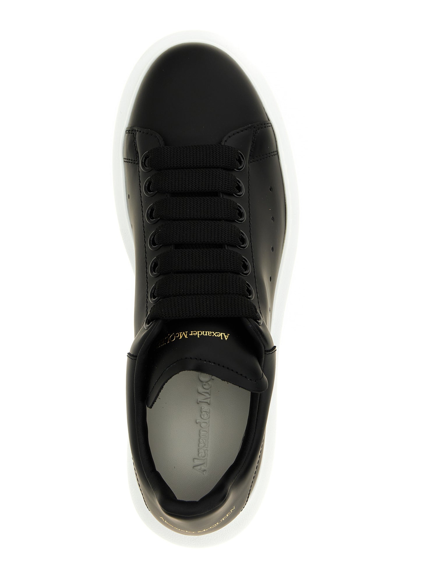 Bicolor Bovine Leather Low Top Sneakers