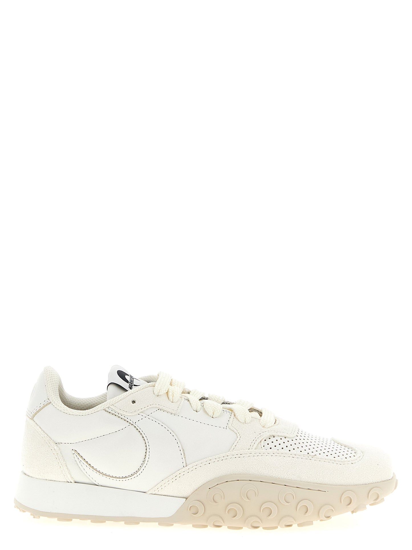 White Calfskin Athletic Sneakers