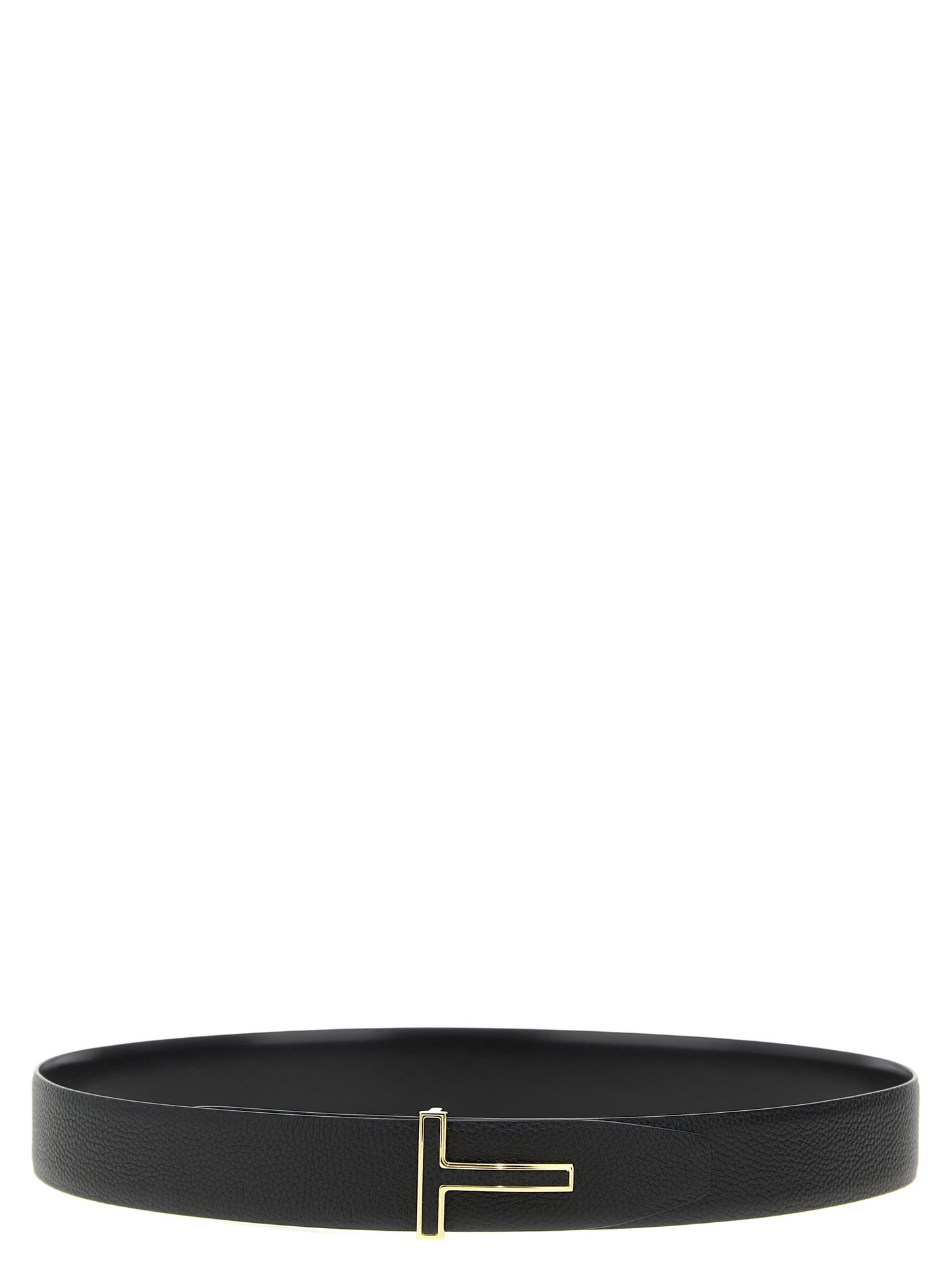 Black Calfskin Regular Belt