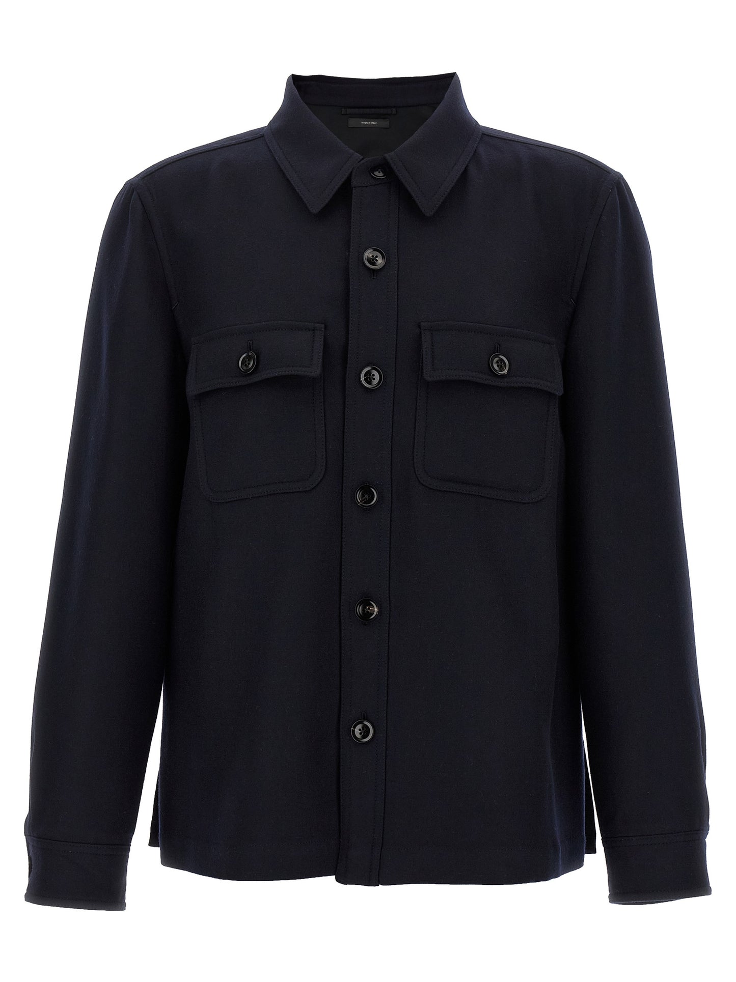 Blue Wool Blouse