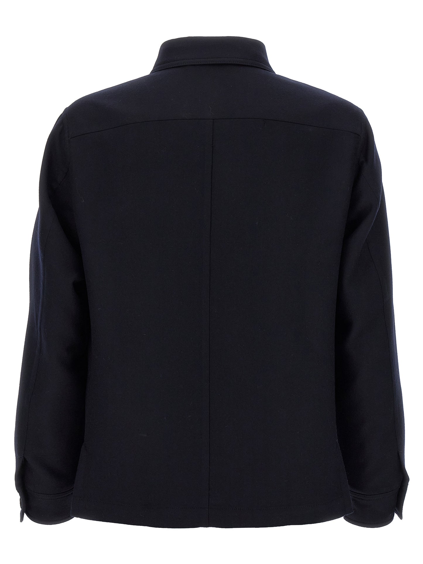 Blue Wool Blouse