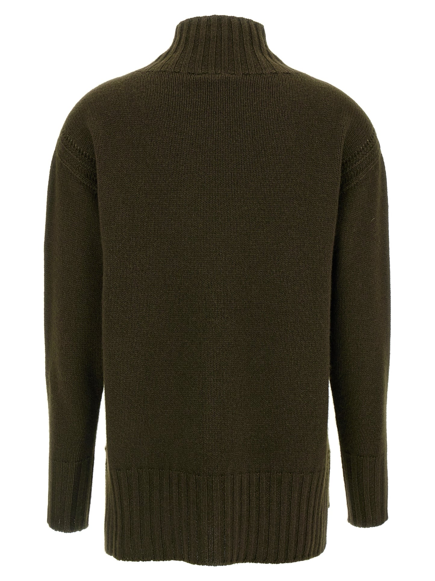 Bicolor Cashmere Cardigan
