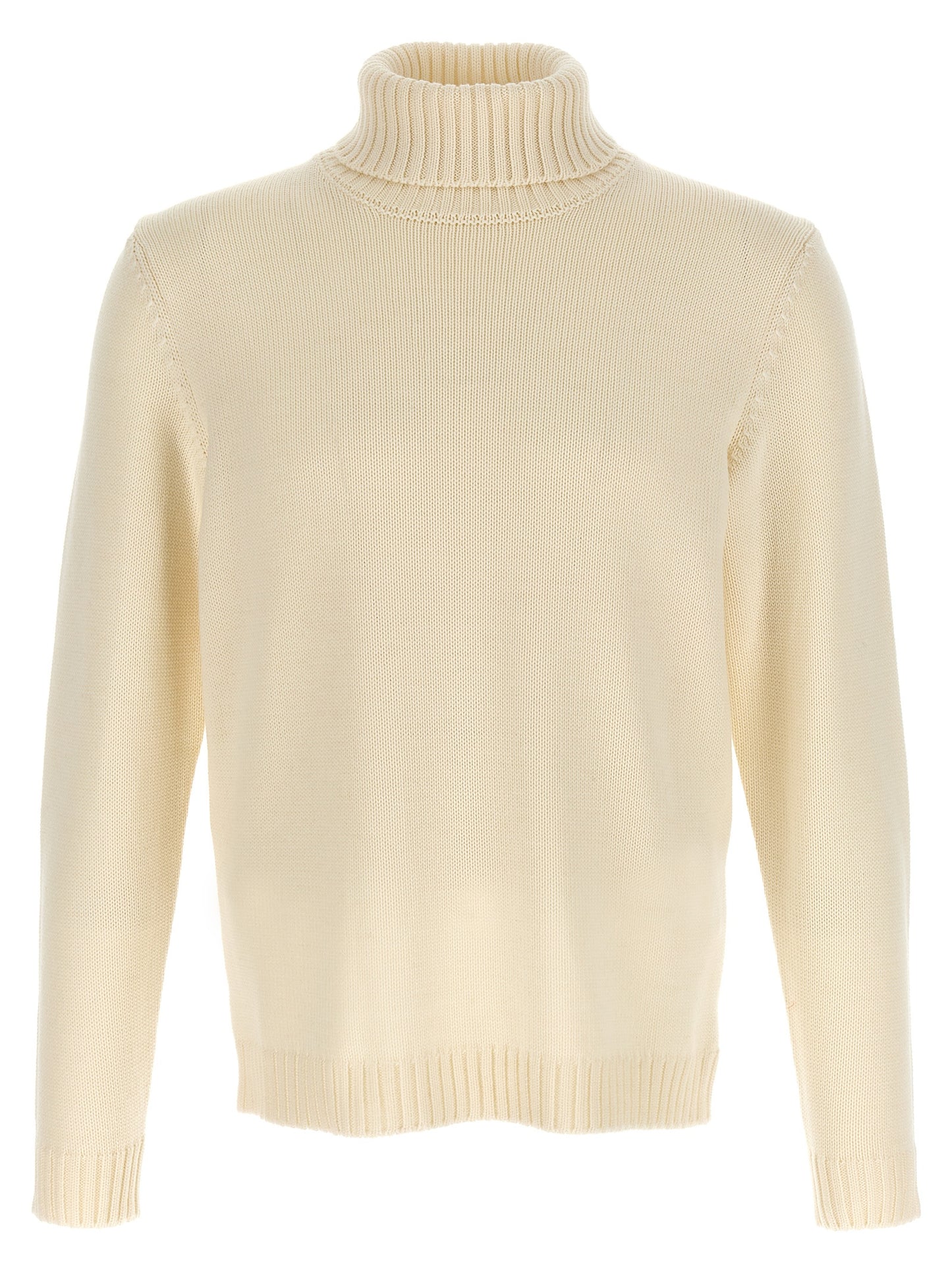 White Virgin Wool Cardigan