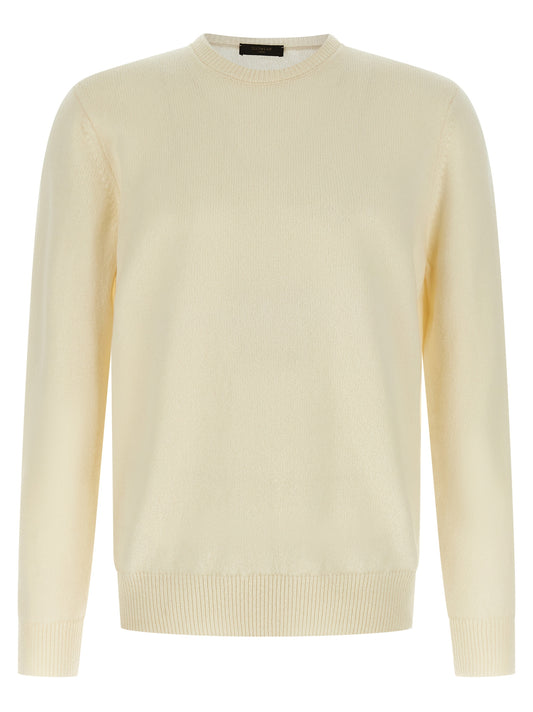White Virgin Wool Cardigan