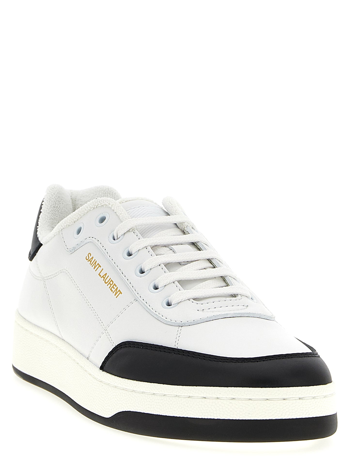 Bicolor Calfskin Low Top Sneakers