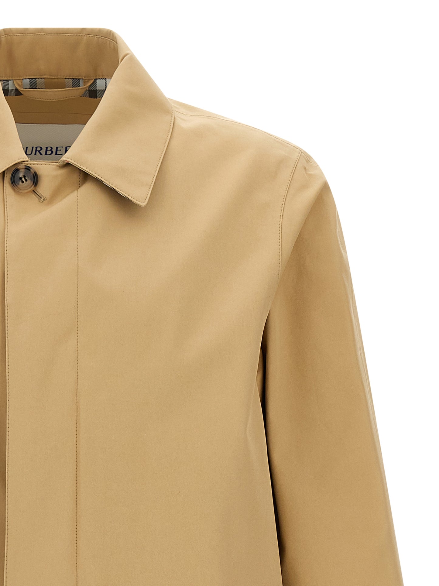 Beige Cotton Coat