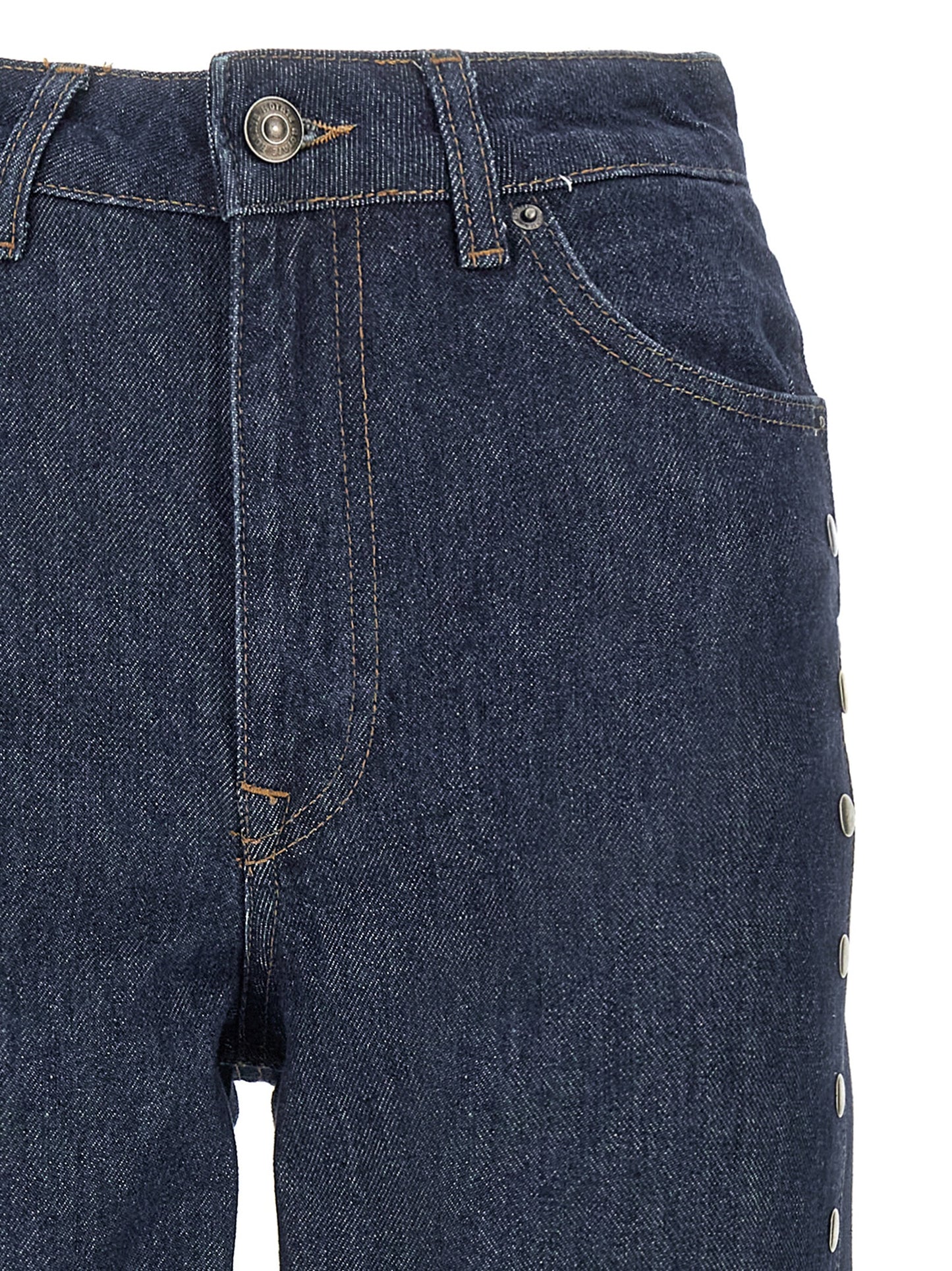 Blue Cotton Jeans Denim