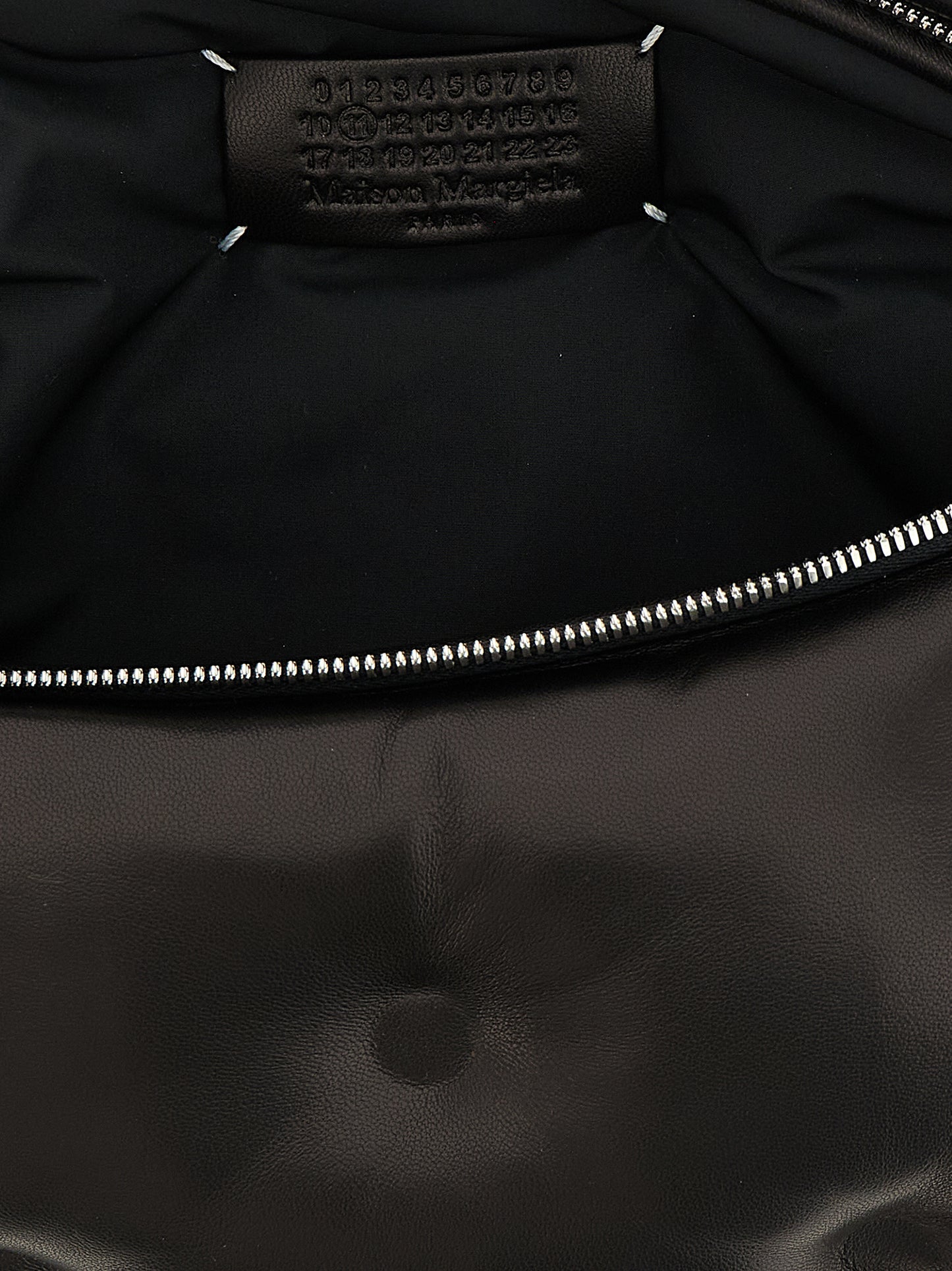Black Lambskin Crossbody Bag