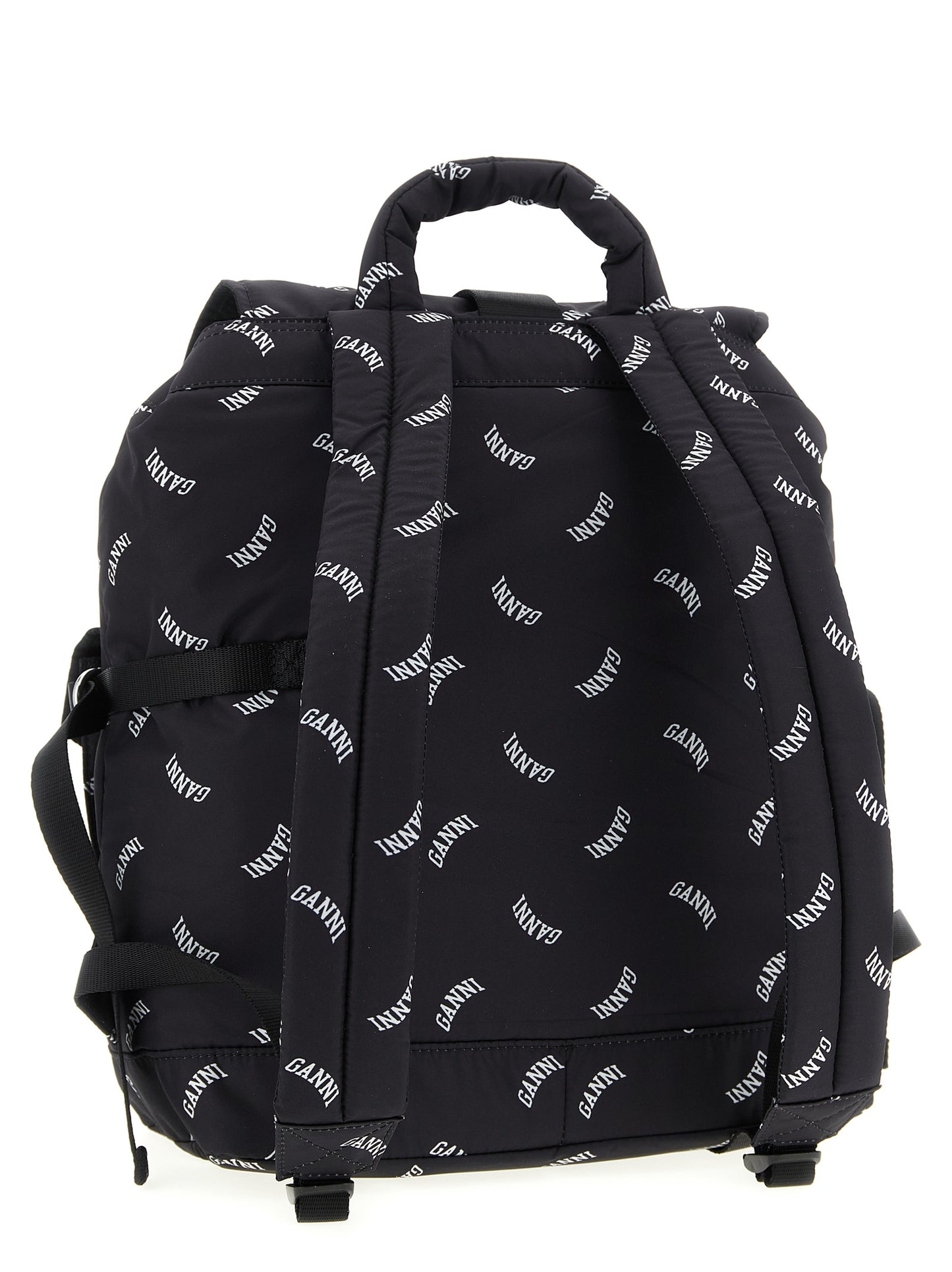 Black Polyester Backpack