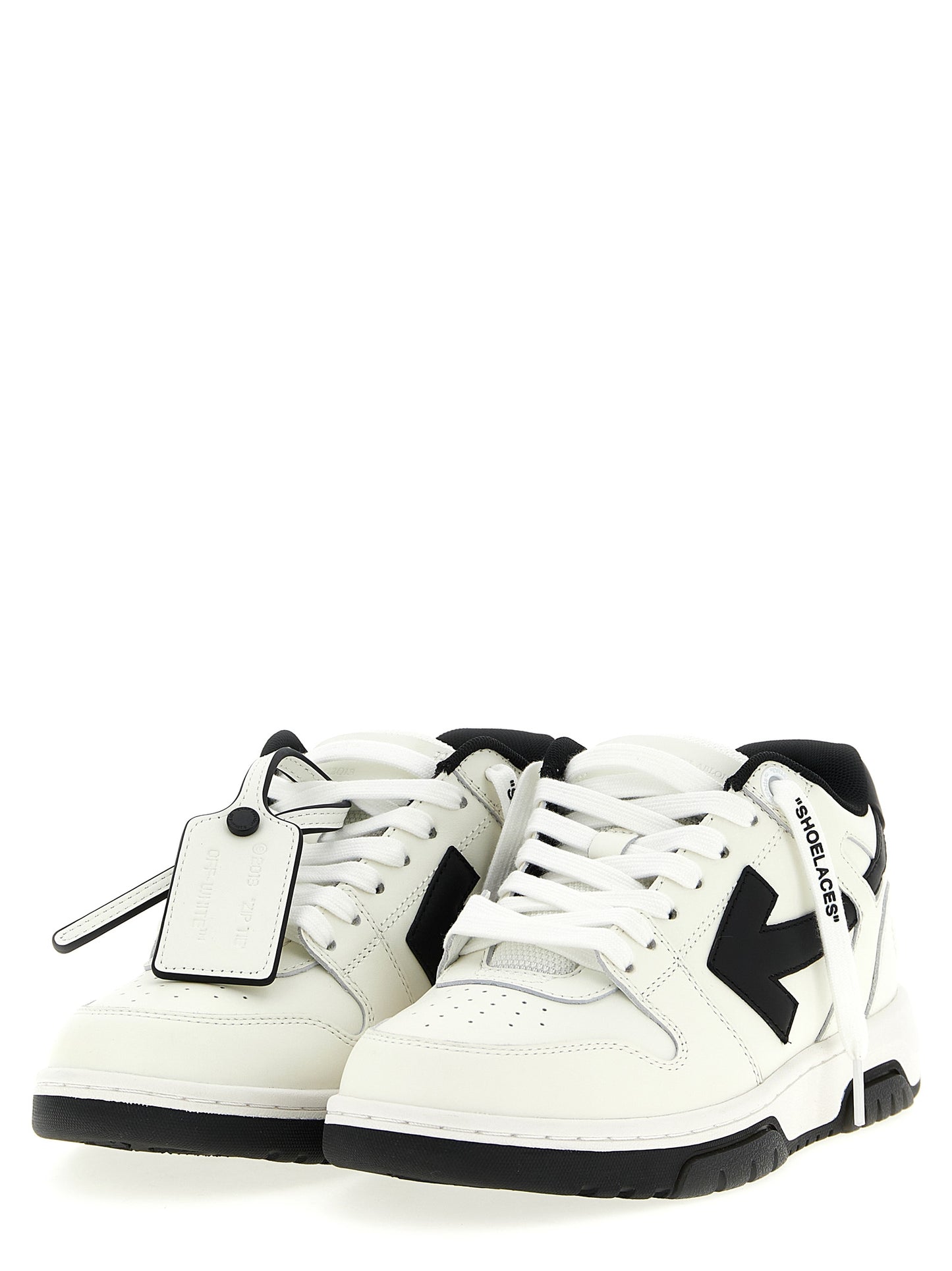 Bicolor Calfskin Low Top Sneakers