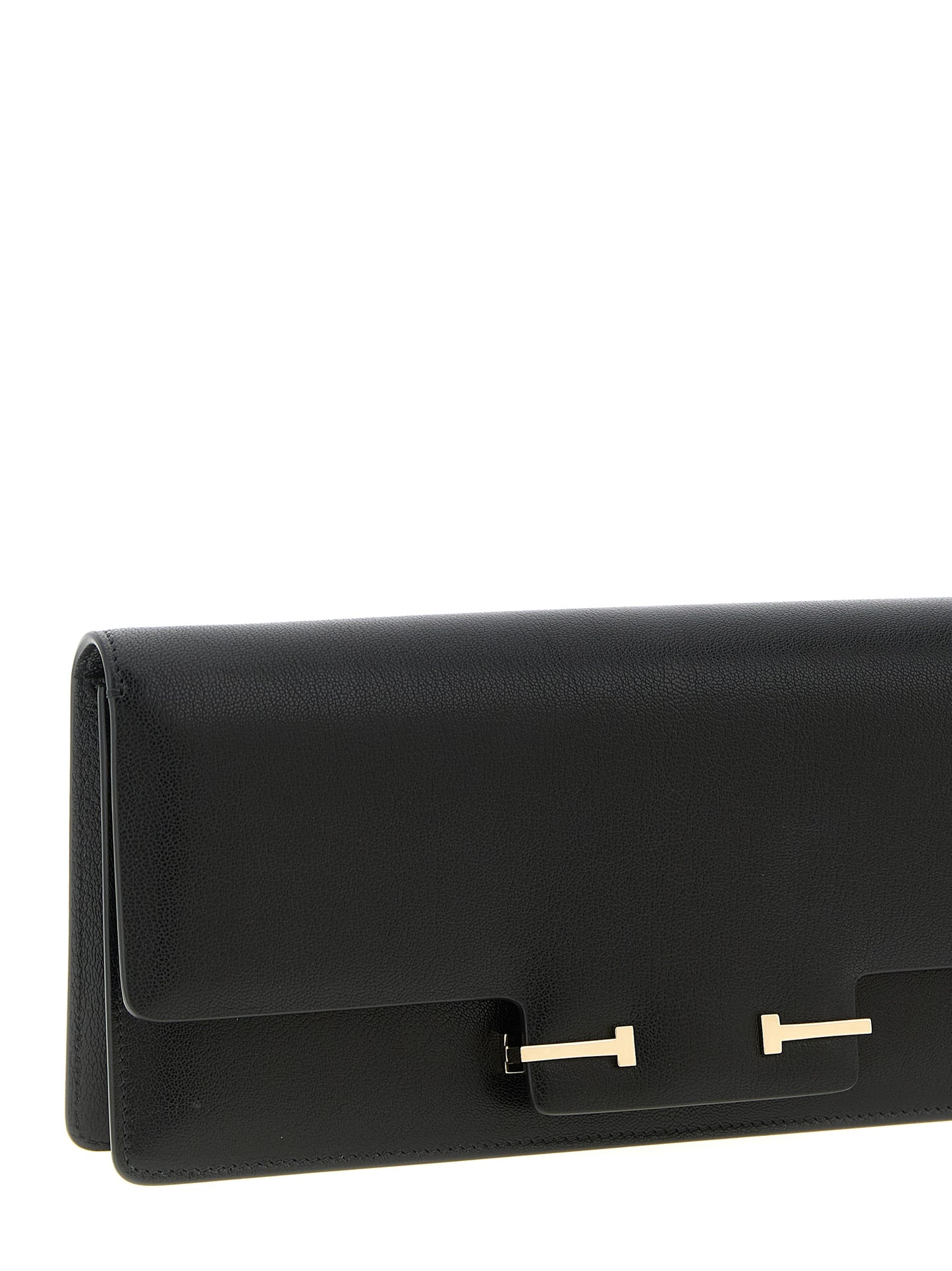 Black Goatskin Shoulder Bag