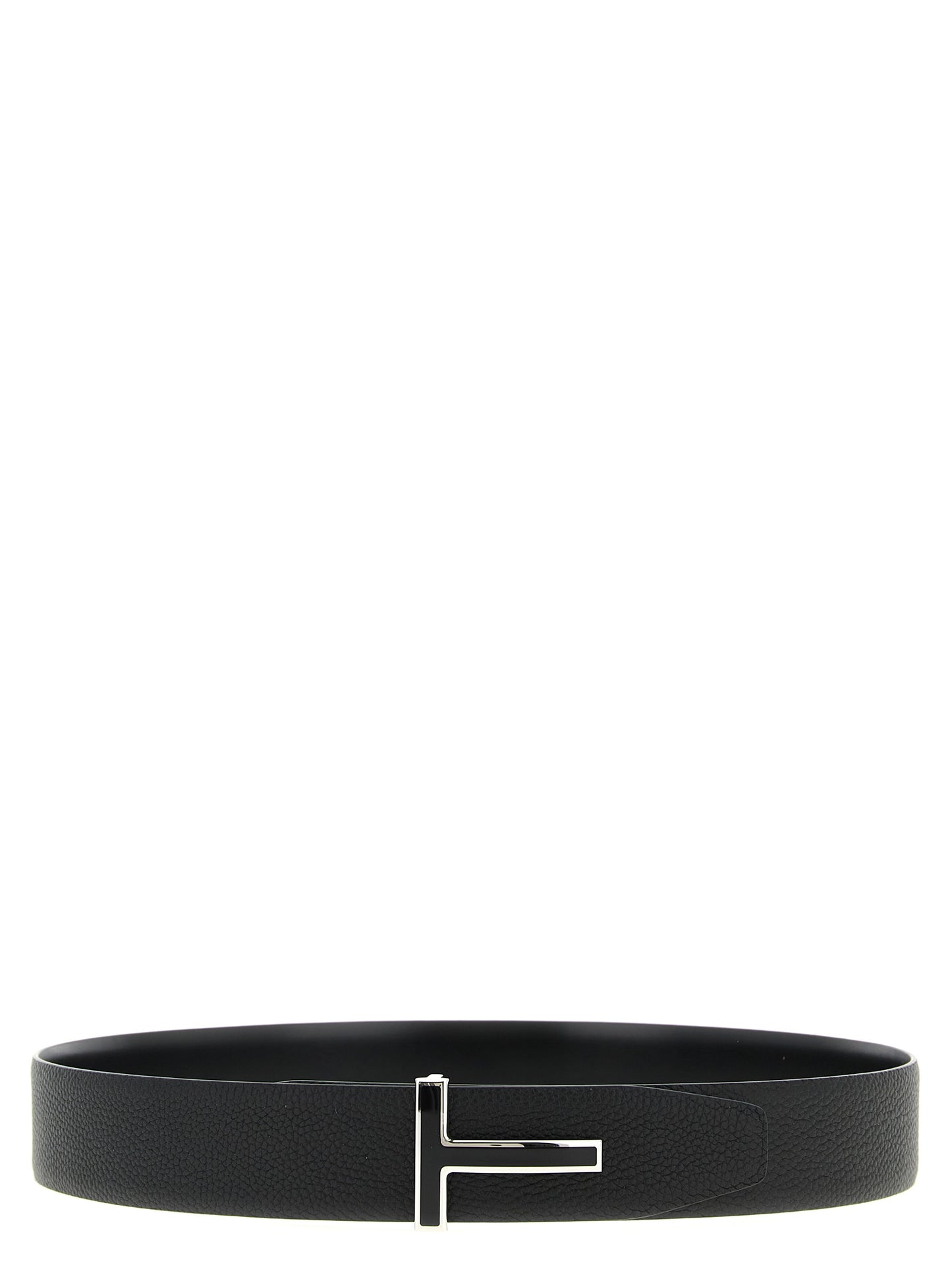 Black Calfskin Regular Belt