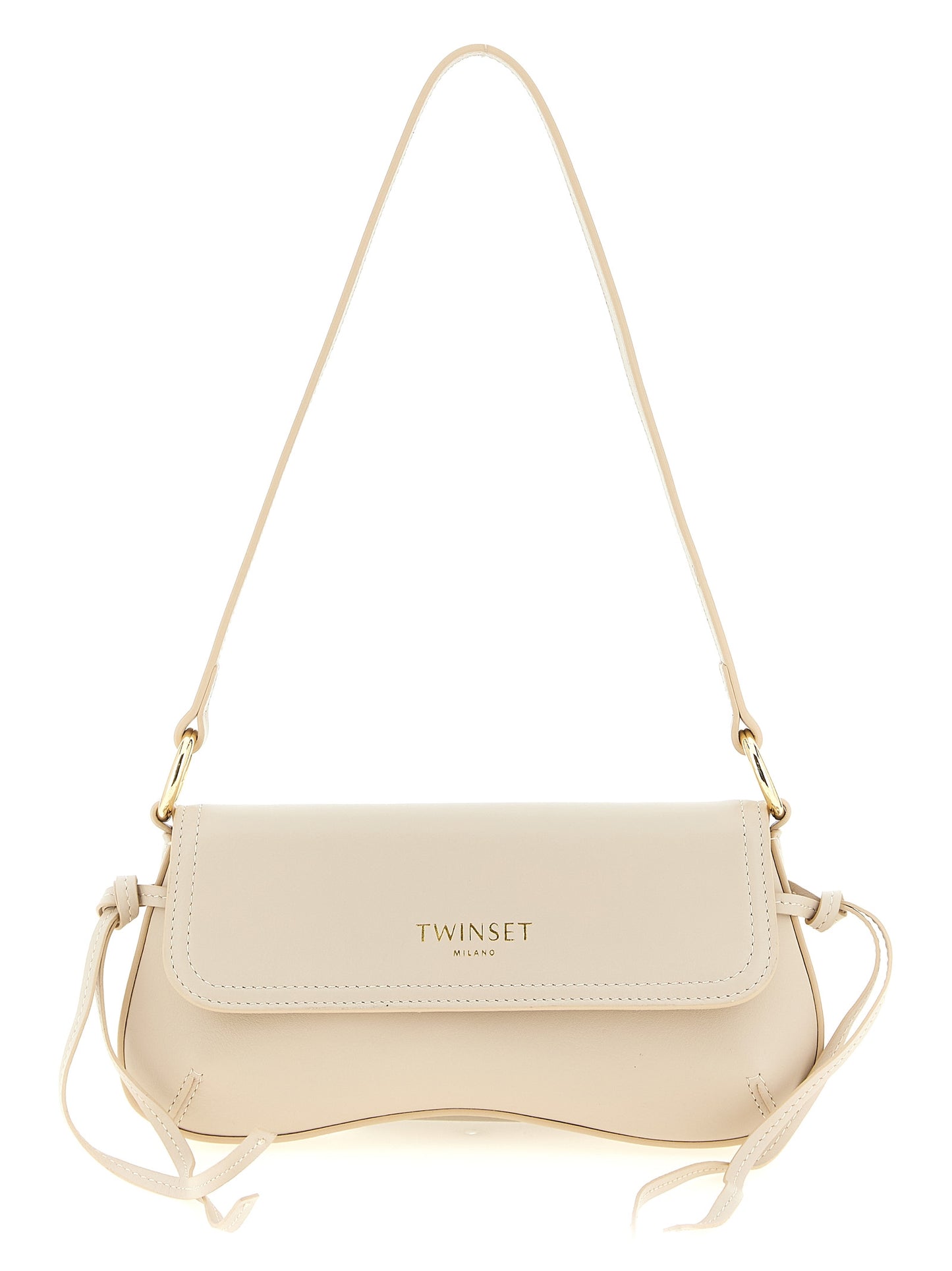 White Leather Shoulder Bag