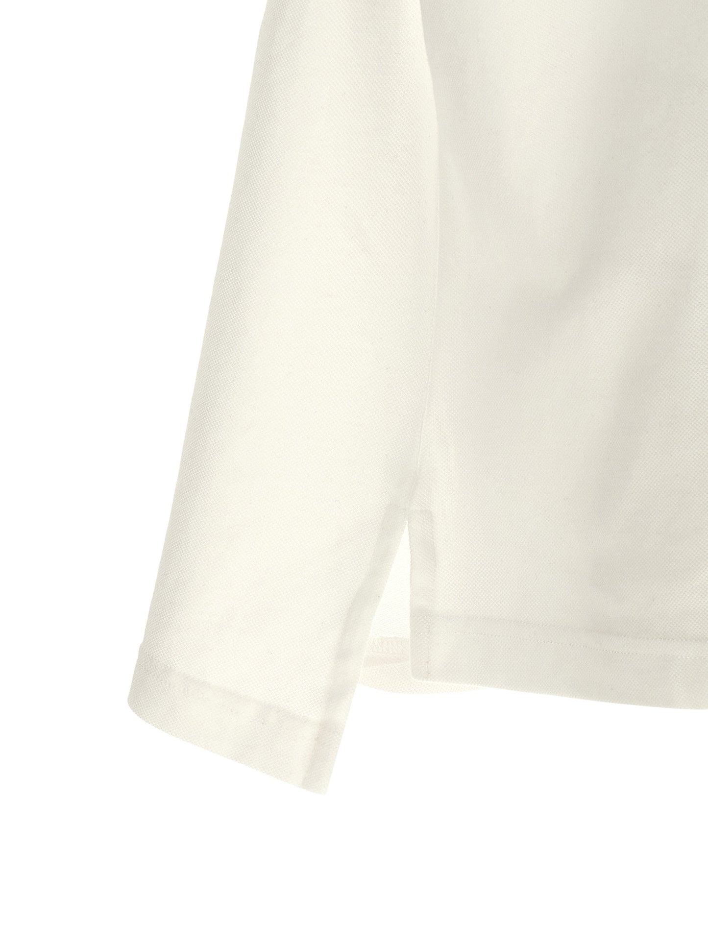 White Cotton Polo Shirt