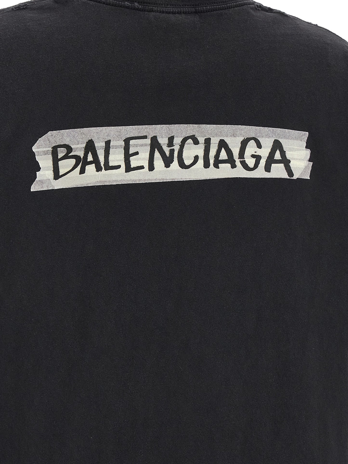 Black Cotton T-Shirt