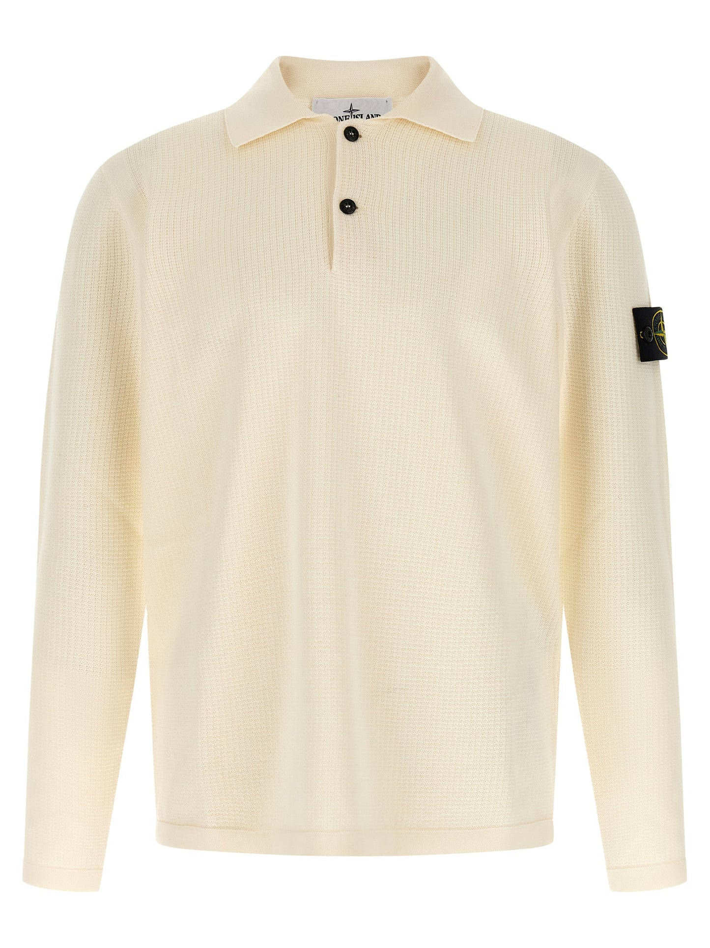 Beige Cotton Polo Shirt