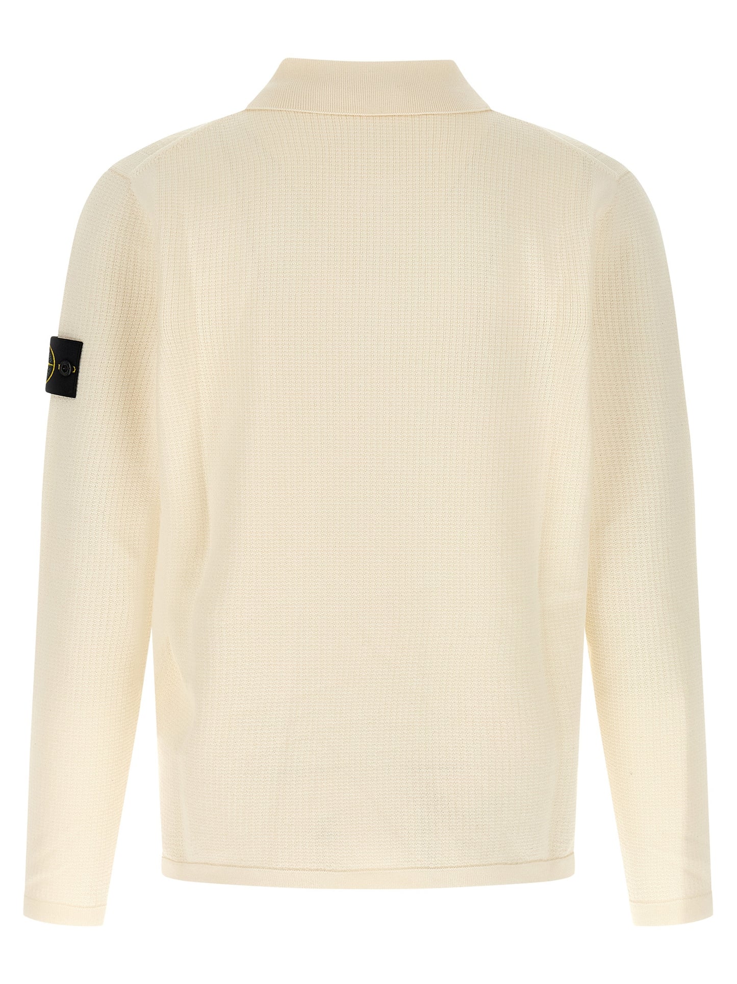 Beige Cotton Polo Shirt