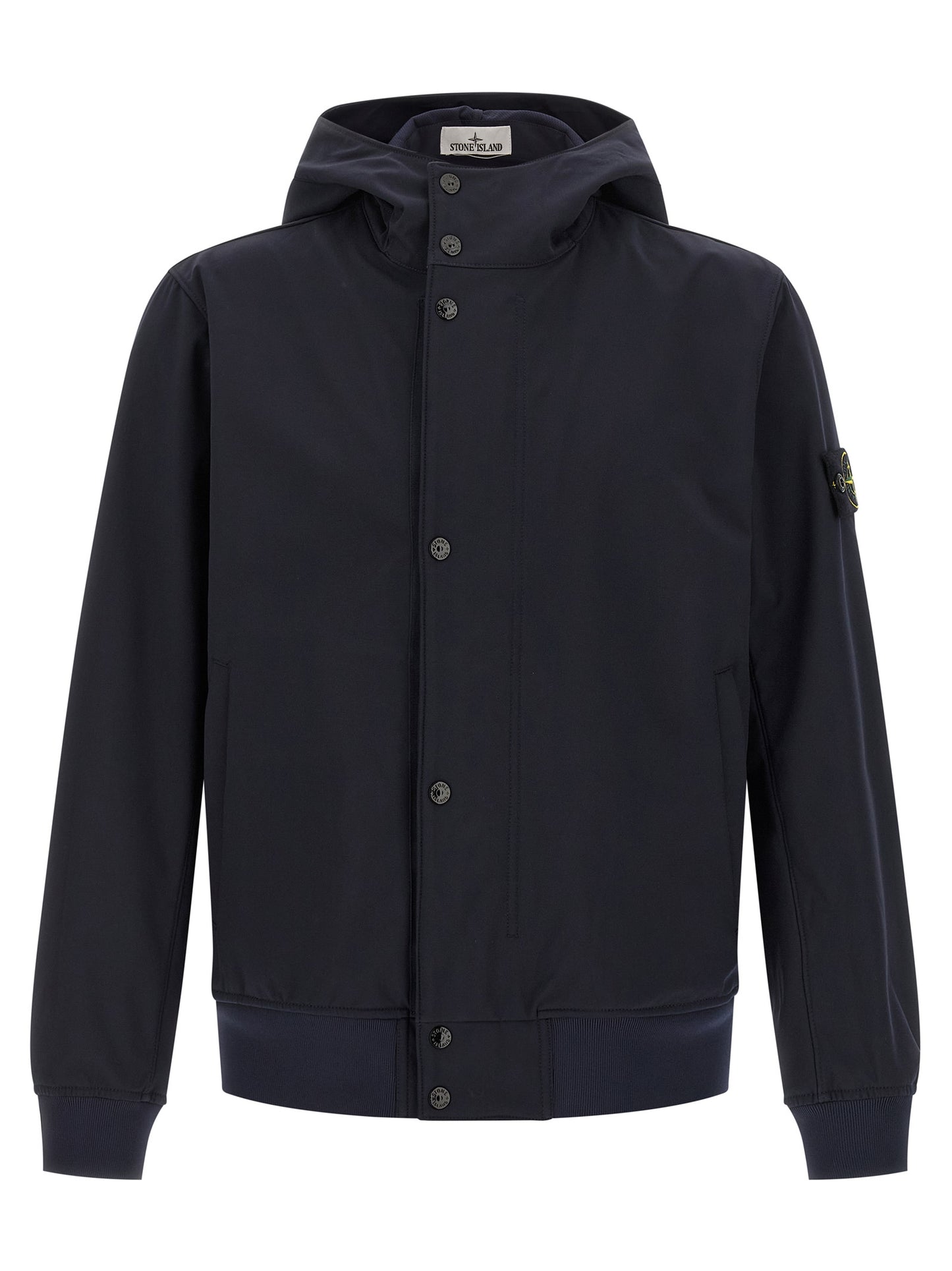Blue Polyester Shell Jacket