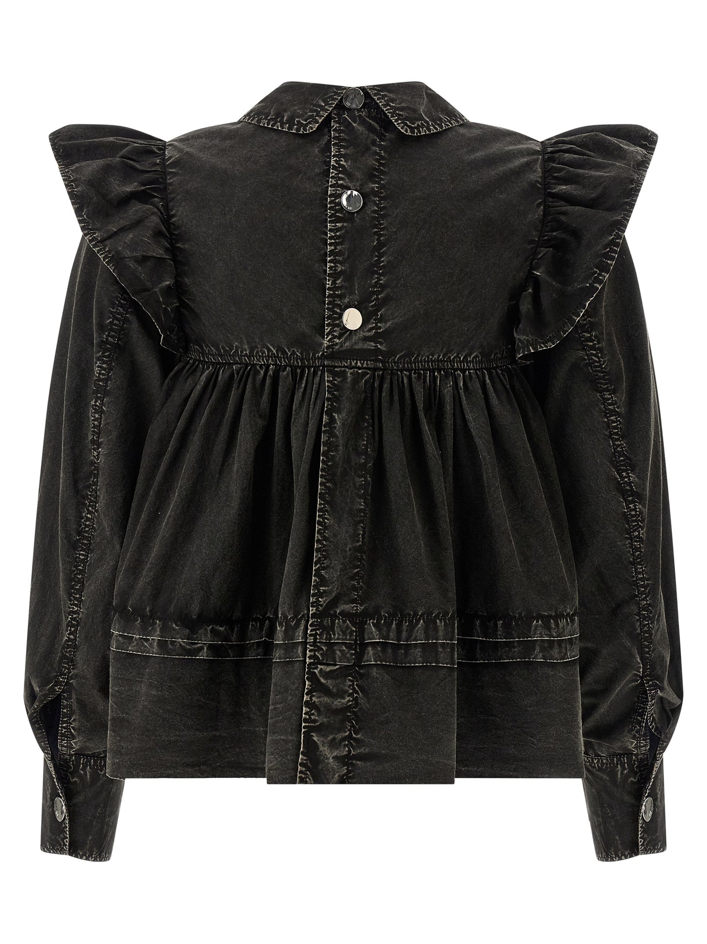 Black Organic Cotton Blouse