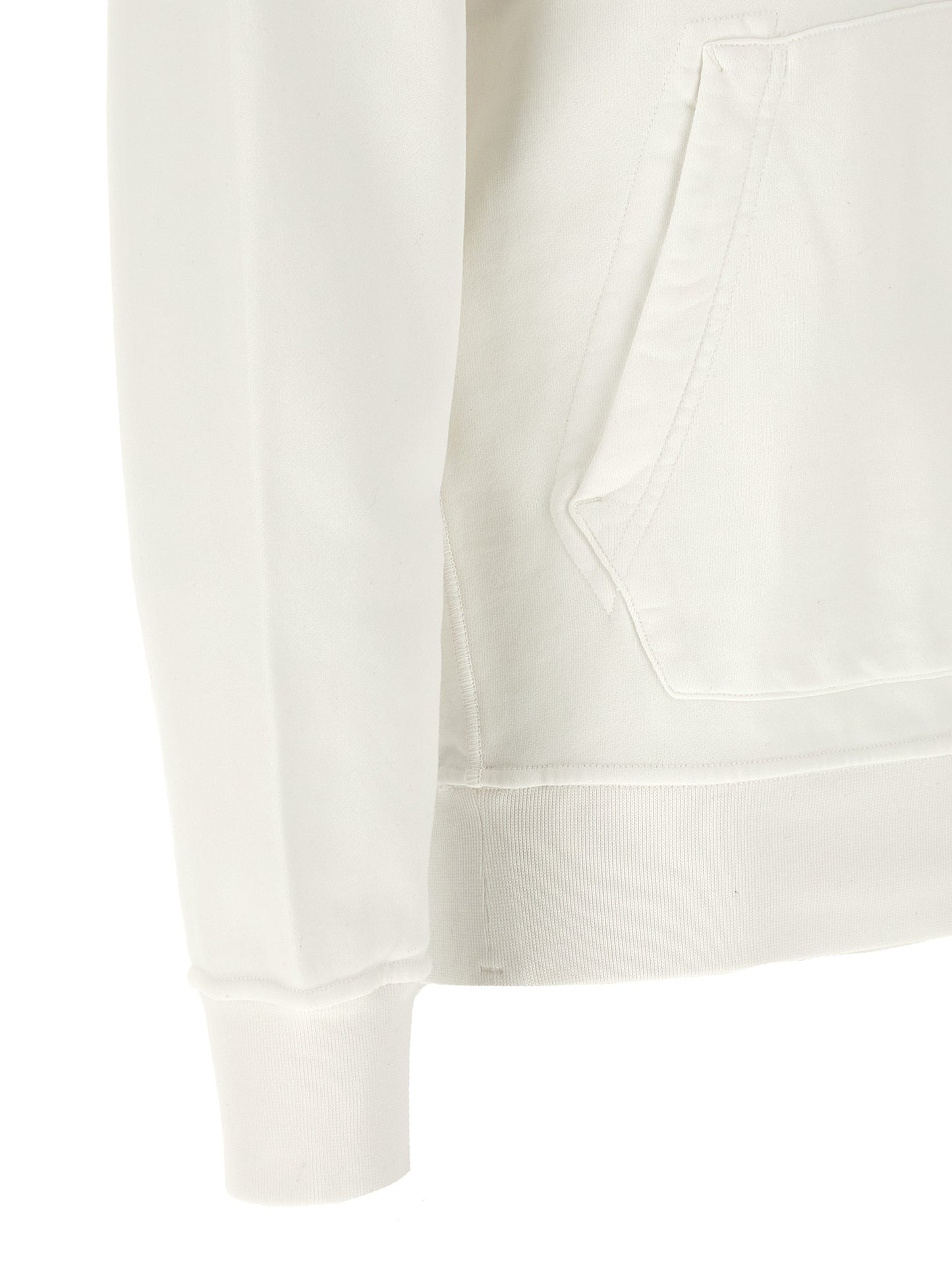 White Cotton Sweatshirt