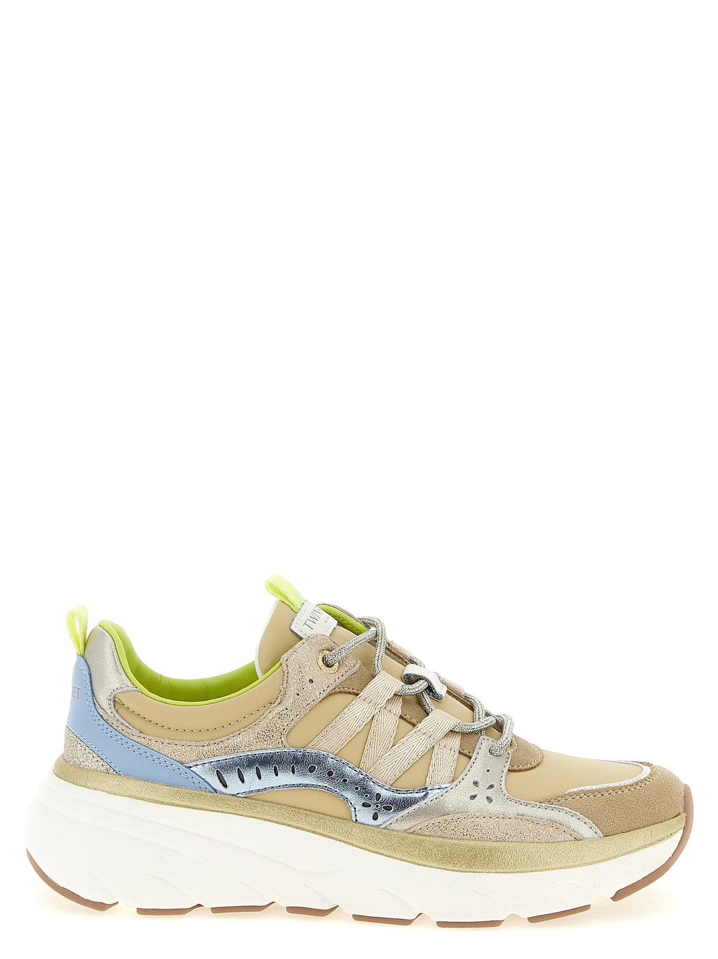 Multicolor Polyethylene Athletic Sneakers