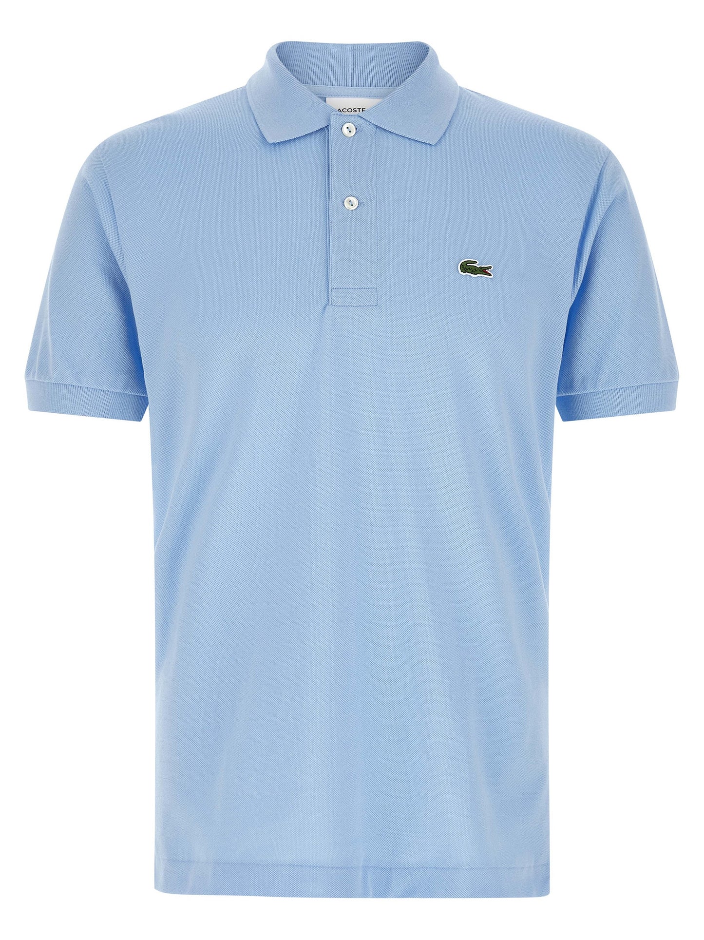 Blue Cotton Polo Shirt