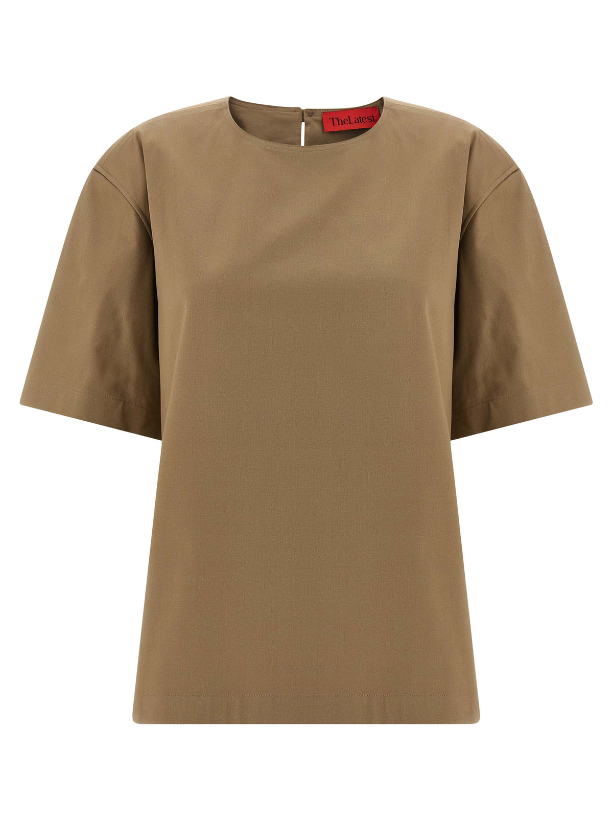 Brown Cotton T-Shirt