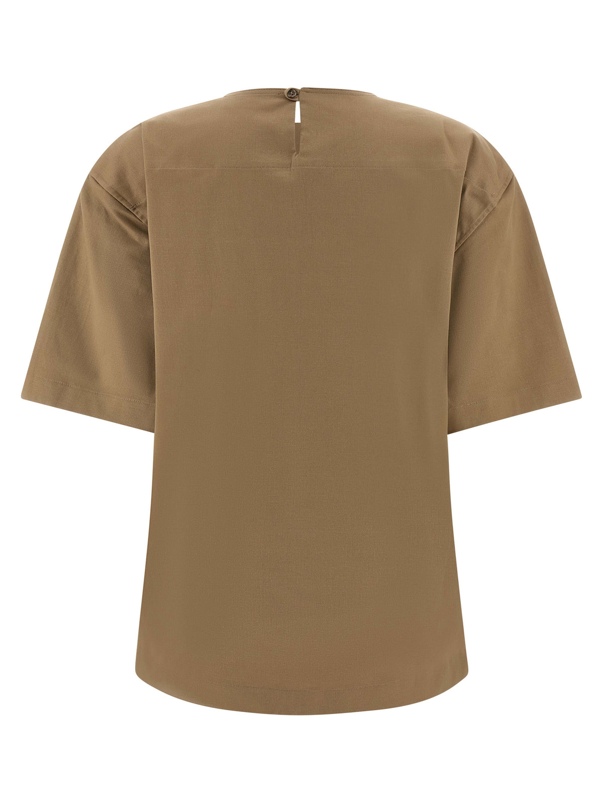 Brown Cotton T-Shirt