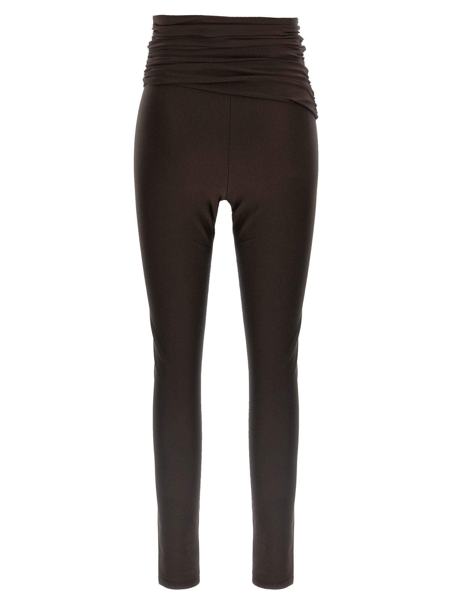 Brown Polyamide Leggings