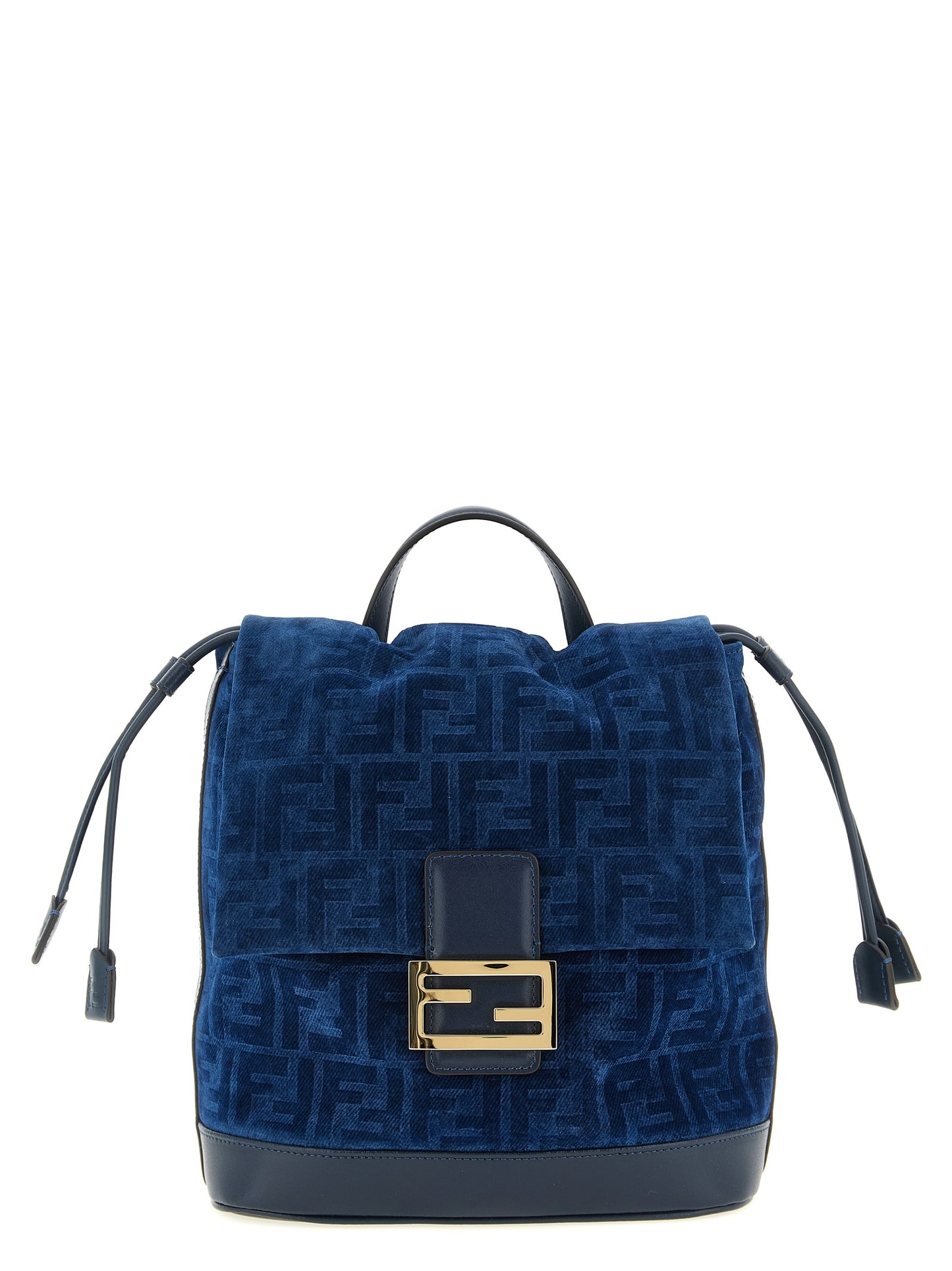 Blue Cotton Backpack