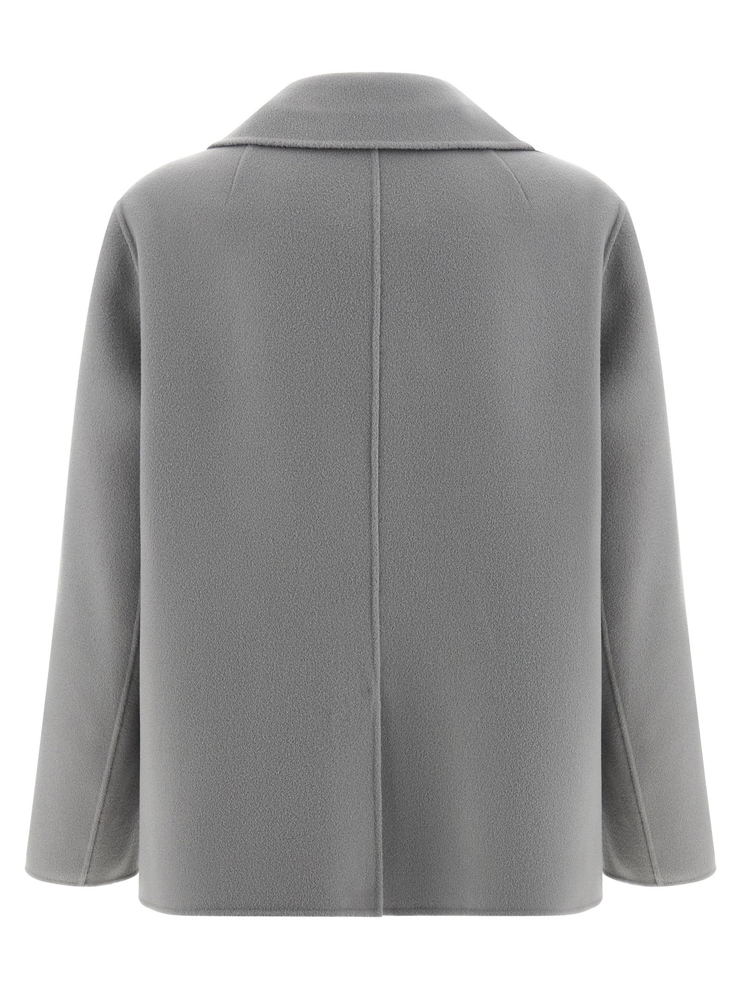 Gray Virgin Wool Blazer