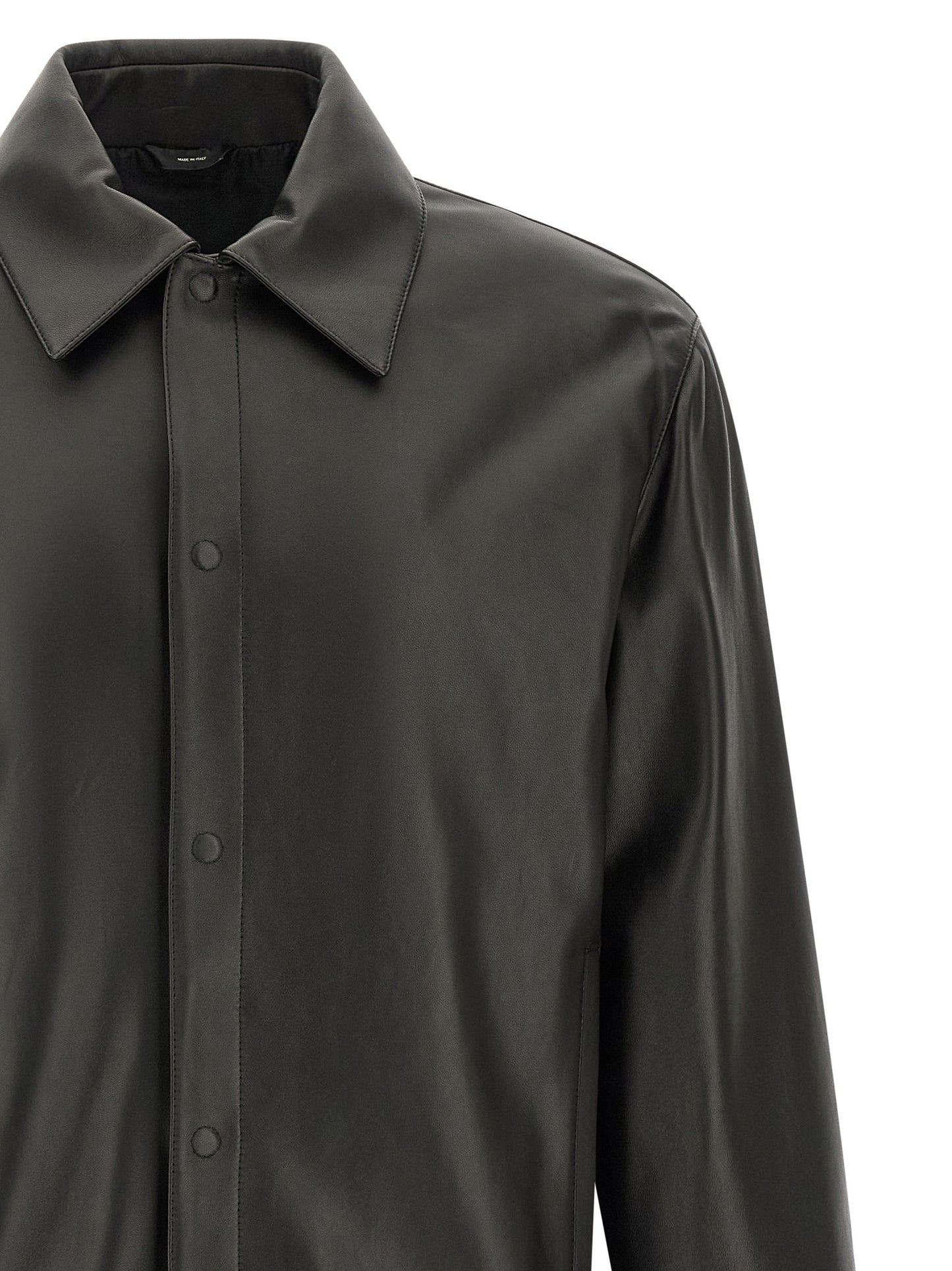 Black Lamb Leather Leather Jacket