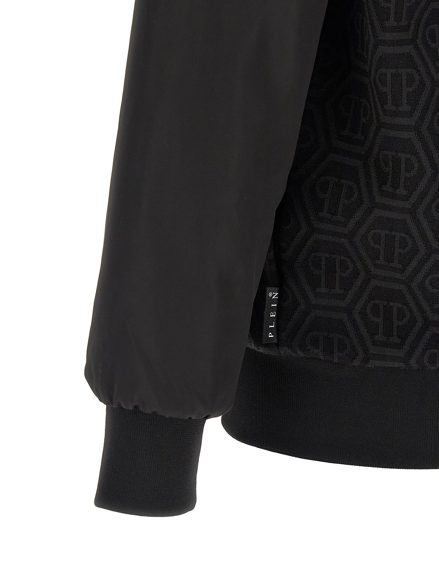 Black Cotton Sweatshirt