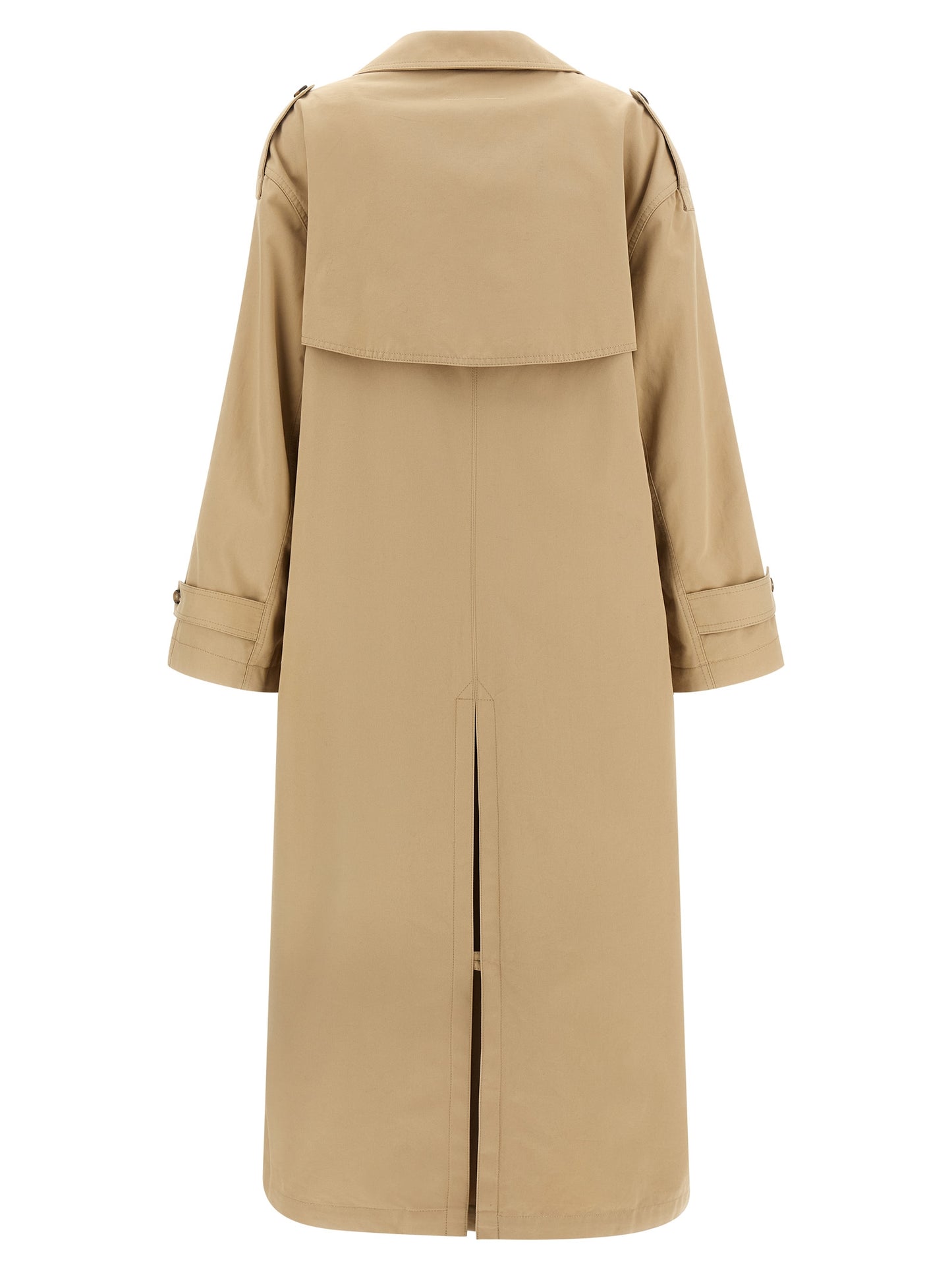 Beige Cotton Coat