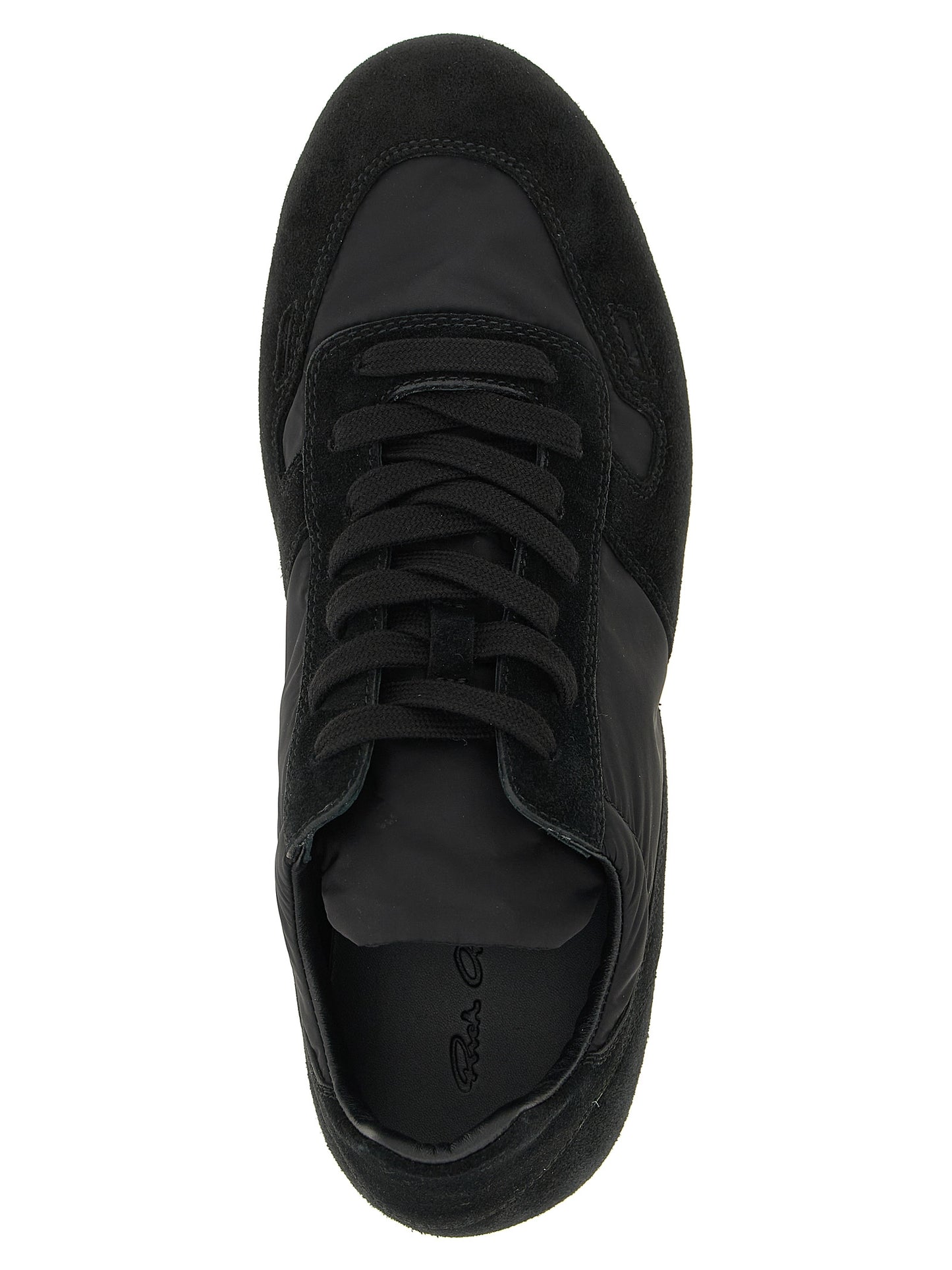 Black Calfskin Athletic Sneakers