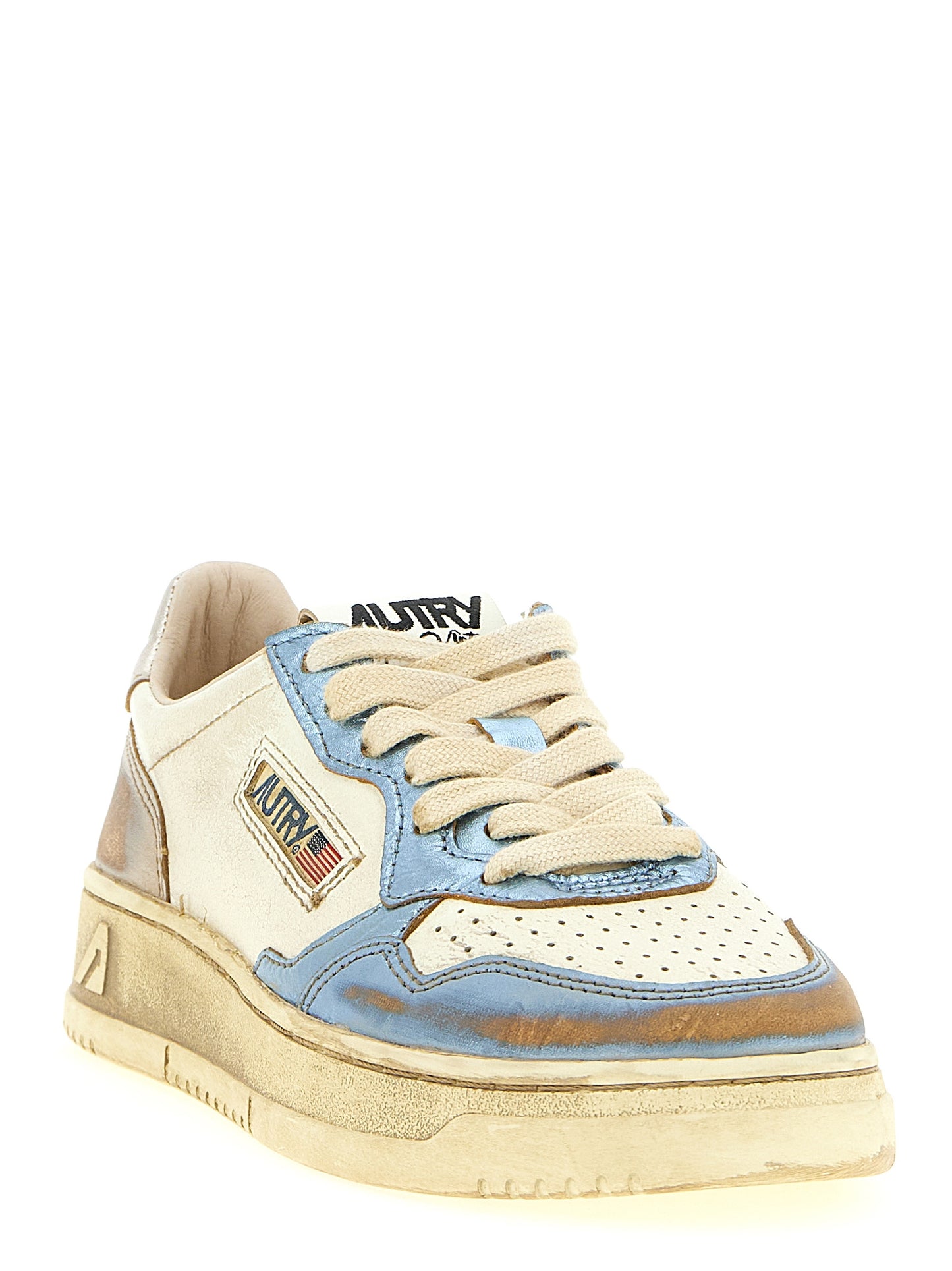 Multicolor Bull Skin Low Top Sneakers